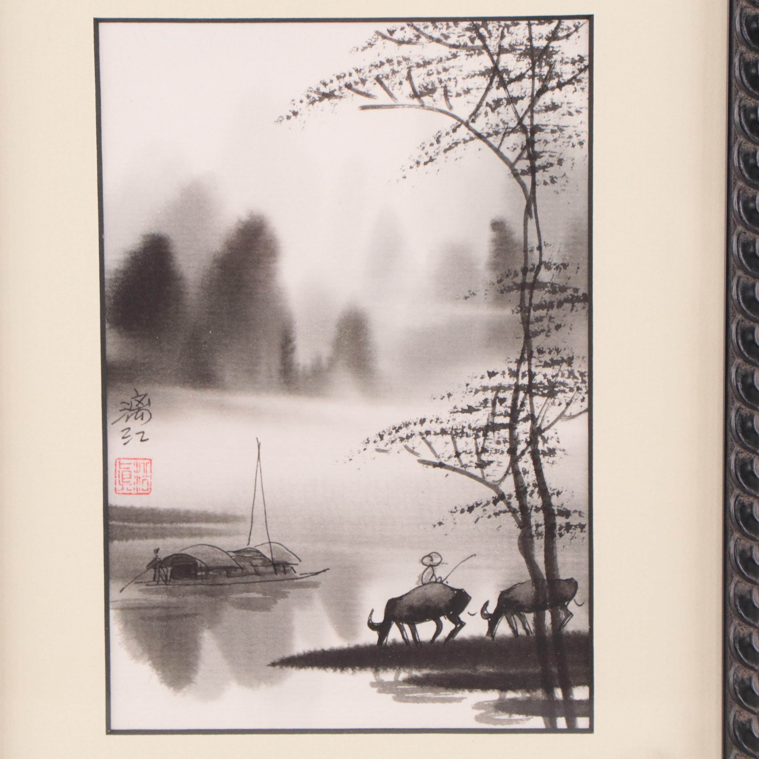 Chinese Ink Wash Landscape Paintings