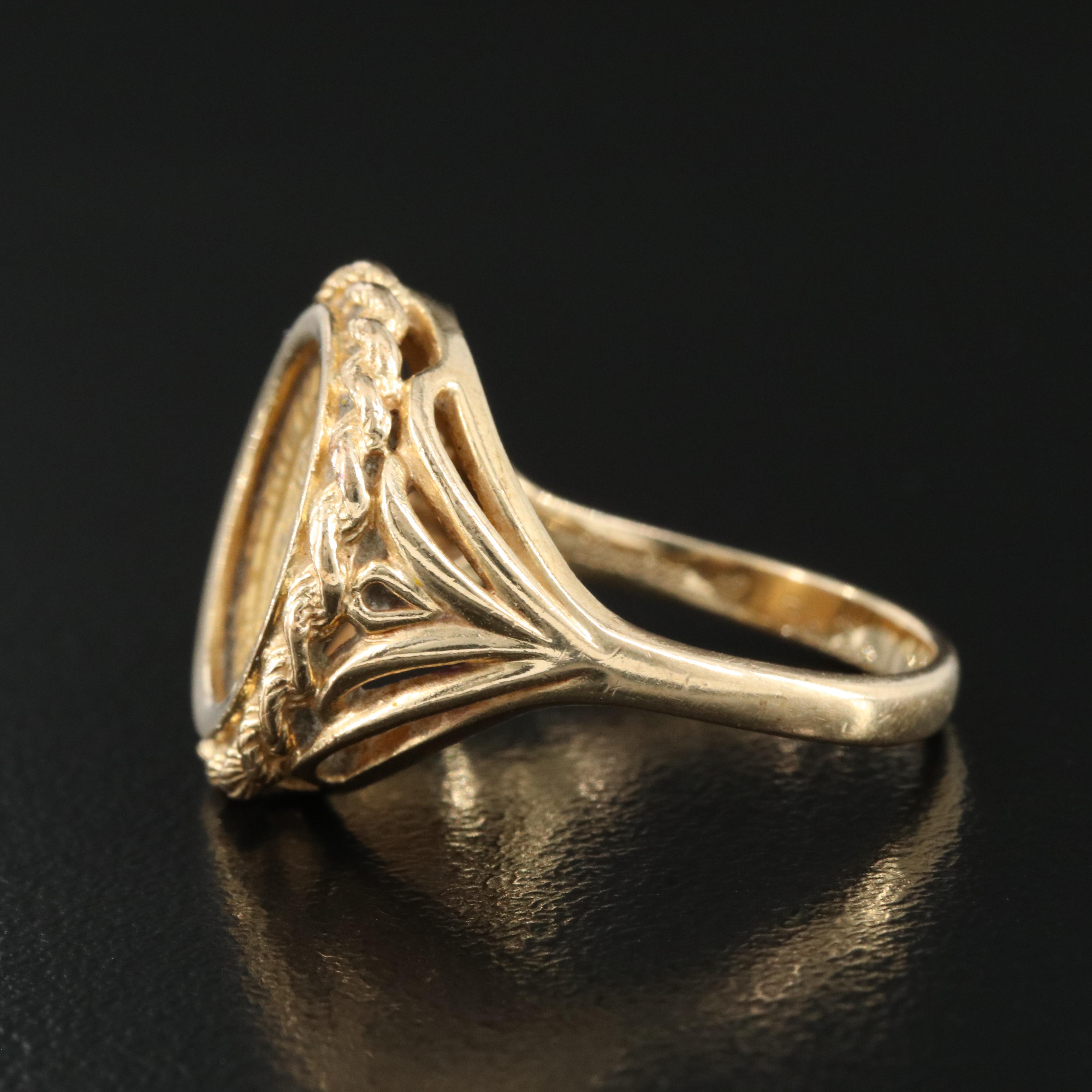 14K Johns Hopkins University Class Ring