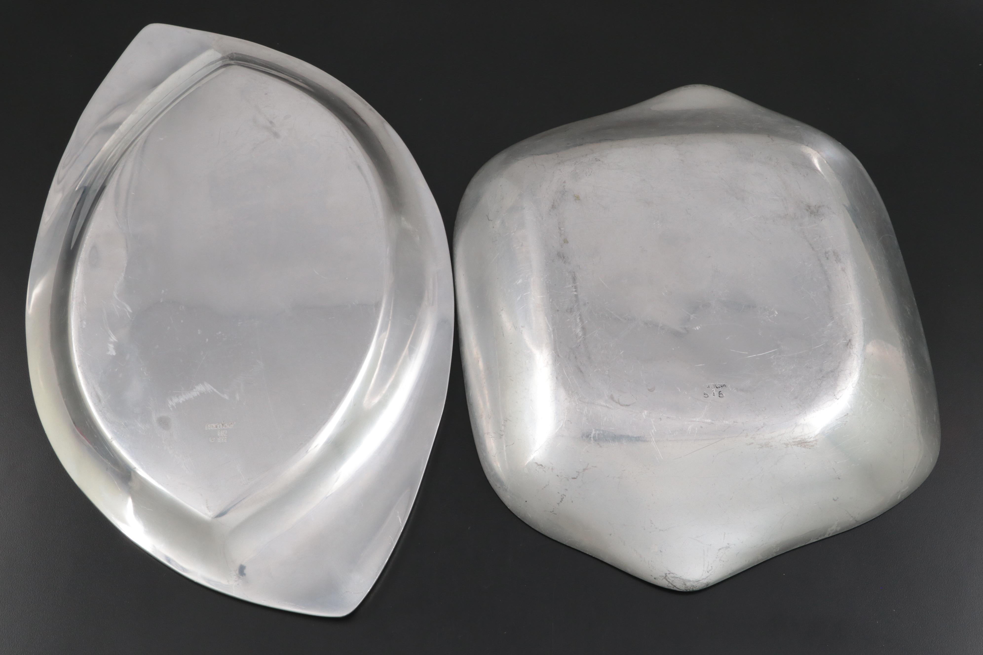 Nambé and Other Metal Serving Bowls and Platters