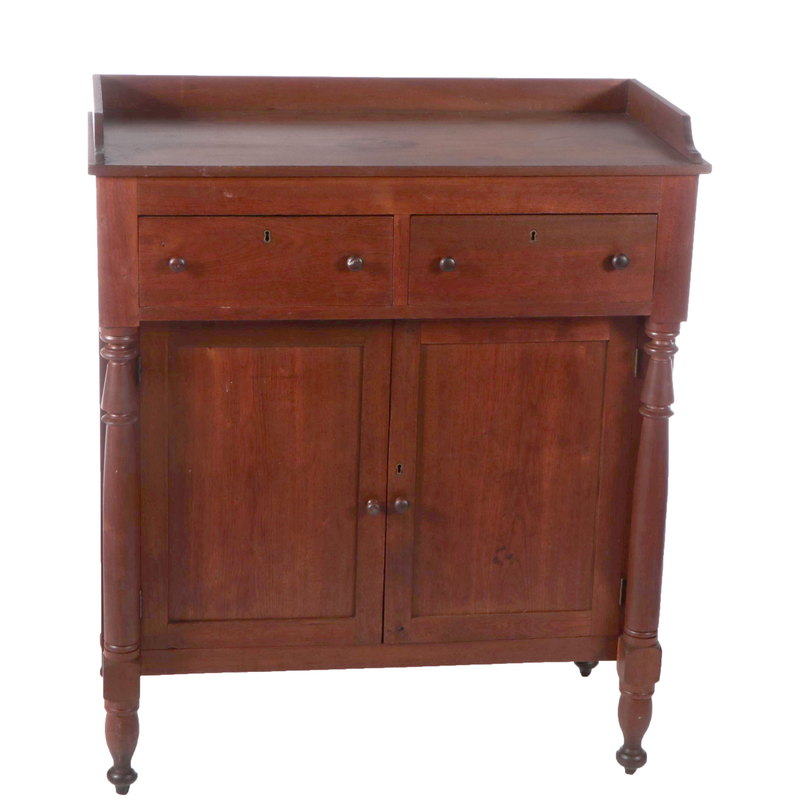 American Empire Walnut Jackson Press, circa 1830