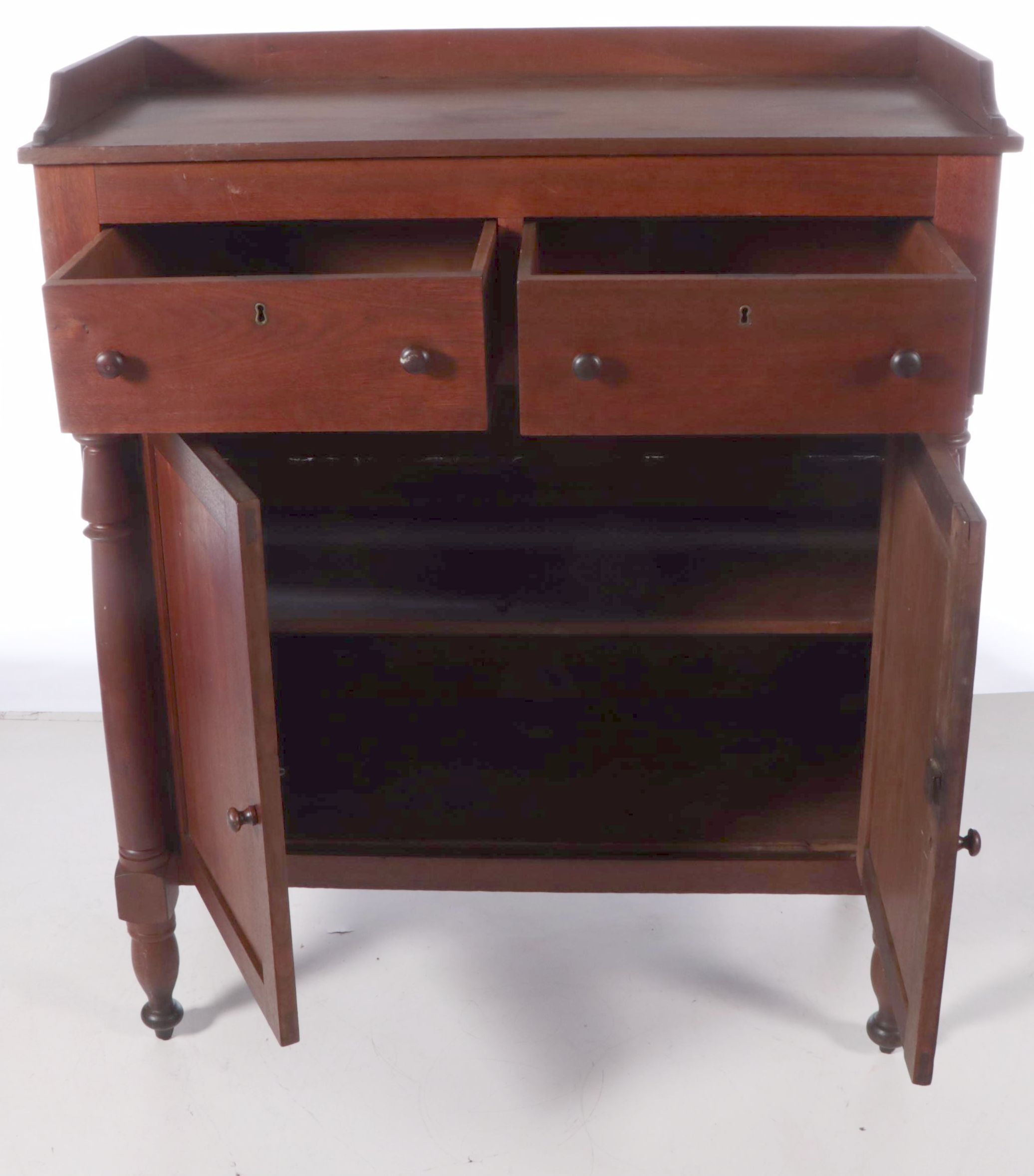 American Empire Walnut Jackson Press, circa 1830