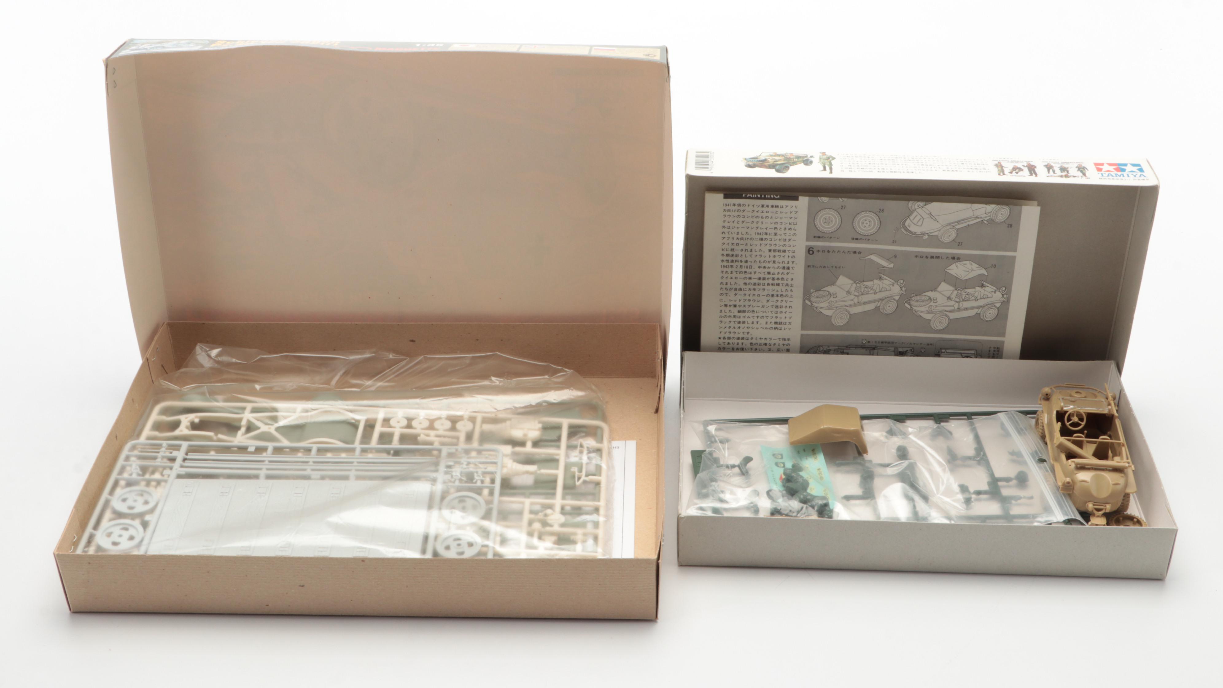 Mobelwagen, Wespe, Schienenwagen, and More Model Tank Kits