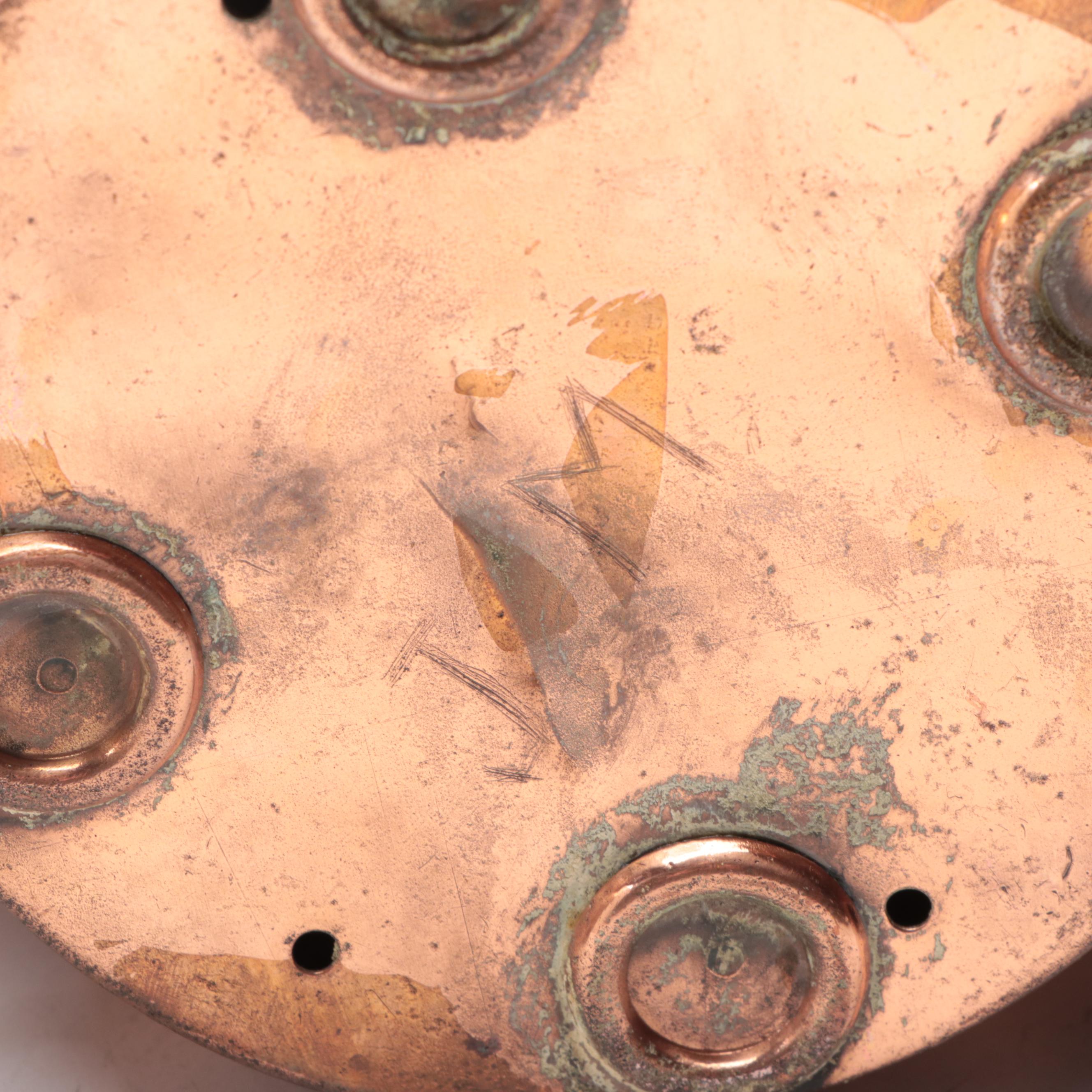 Bladon Copper and Glass Signal Oil Lanterns, Early 20th Century