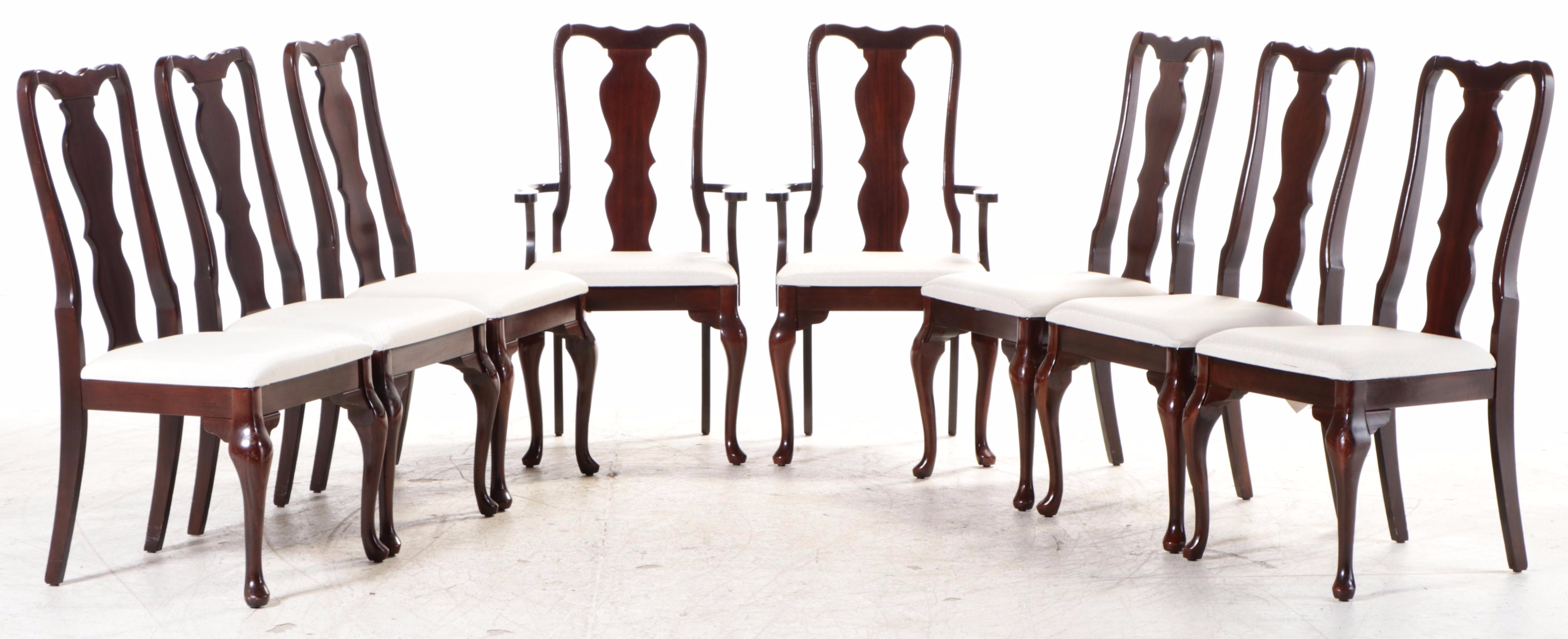 Singer Furniture Queen Anne Style Cherry Nine-Piece Dining Set