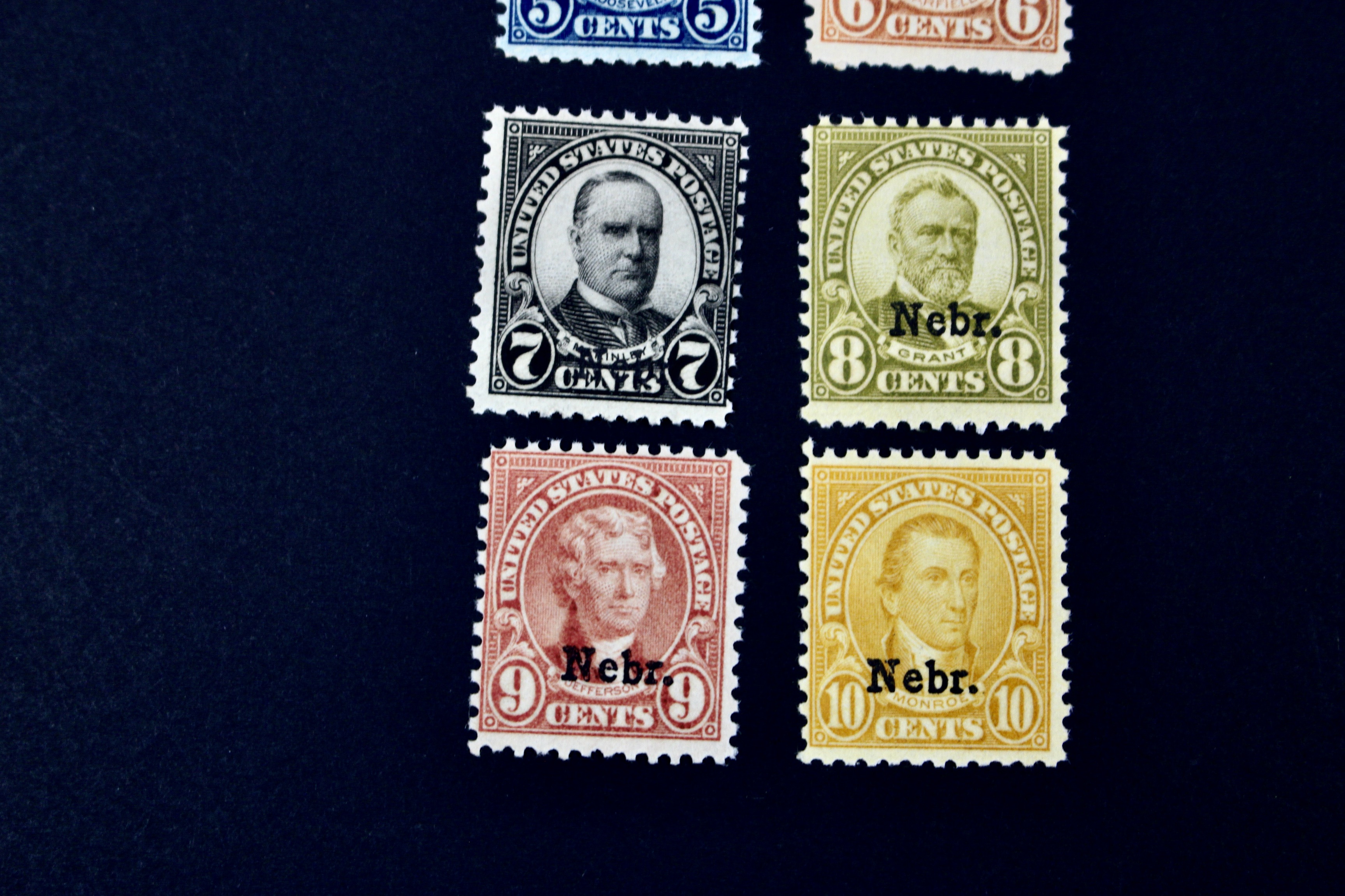 1929 Nebraska Overprint MNH Postage Stamps