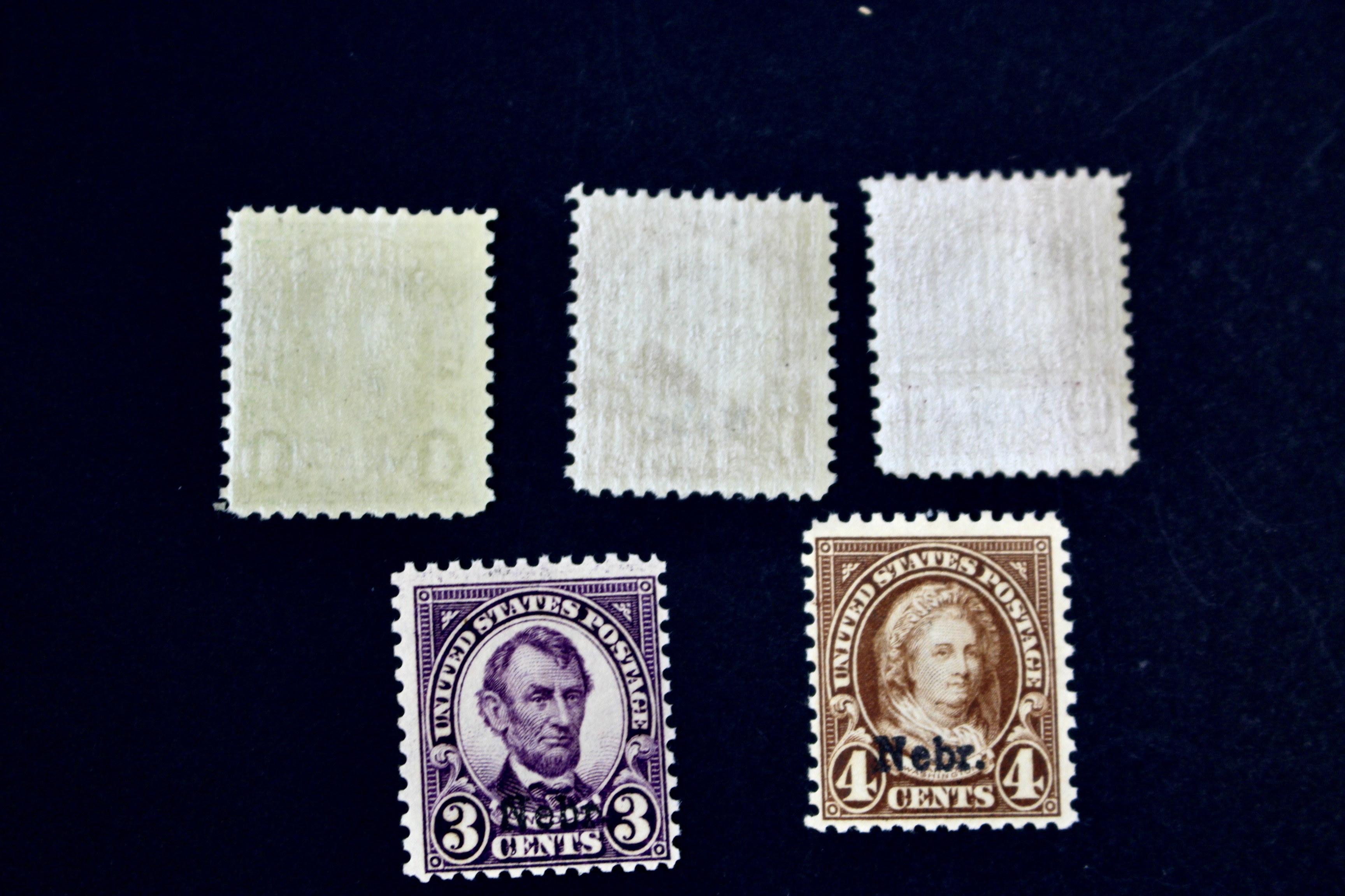 1929 Nebraska Overprint MNH Postage Stamps