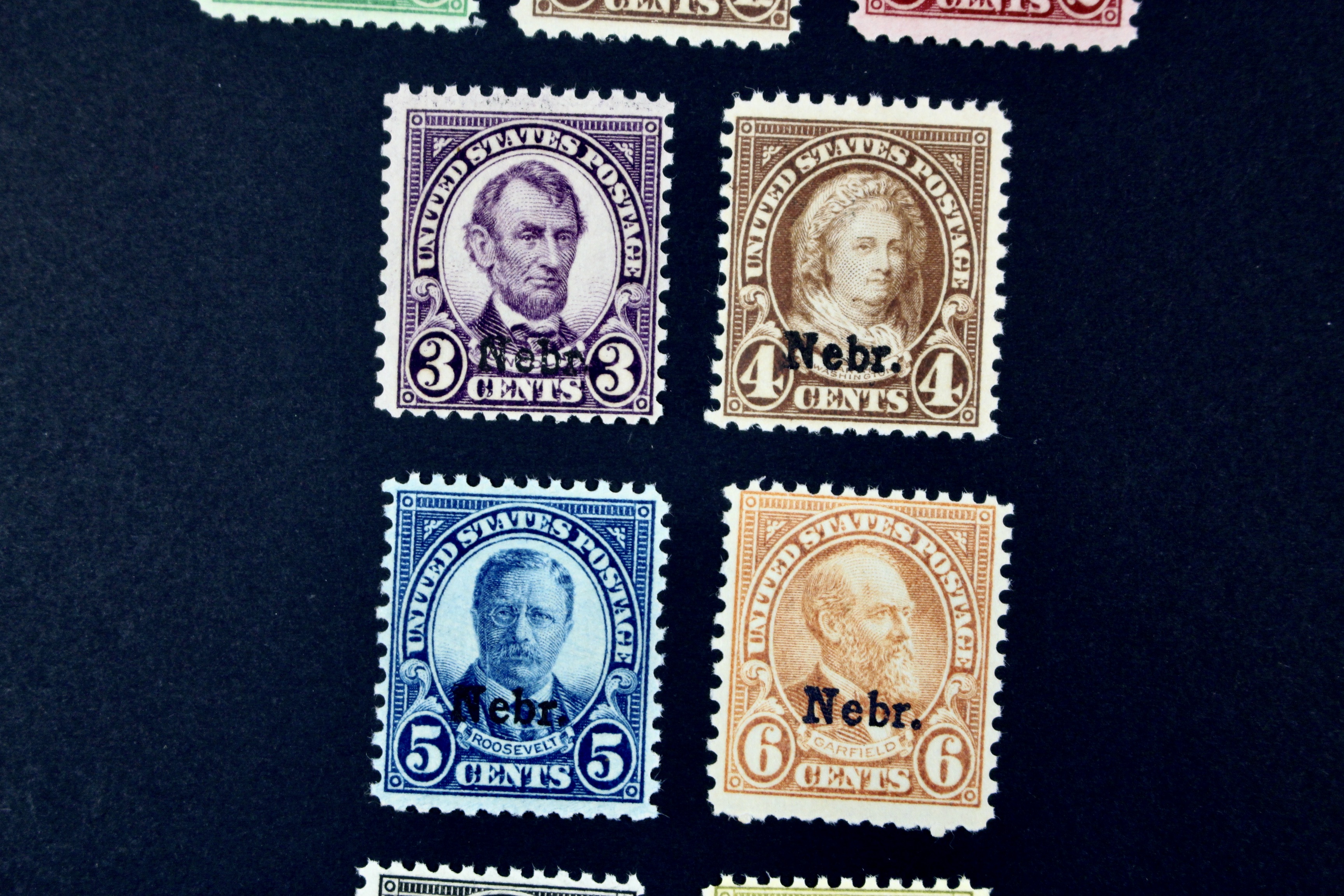 1929 Nebraska Overprint MNH Postage Stamps