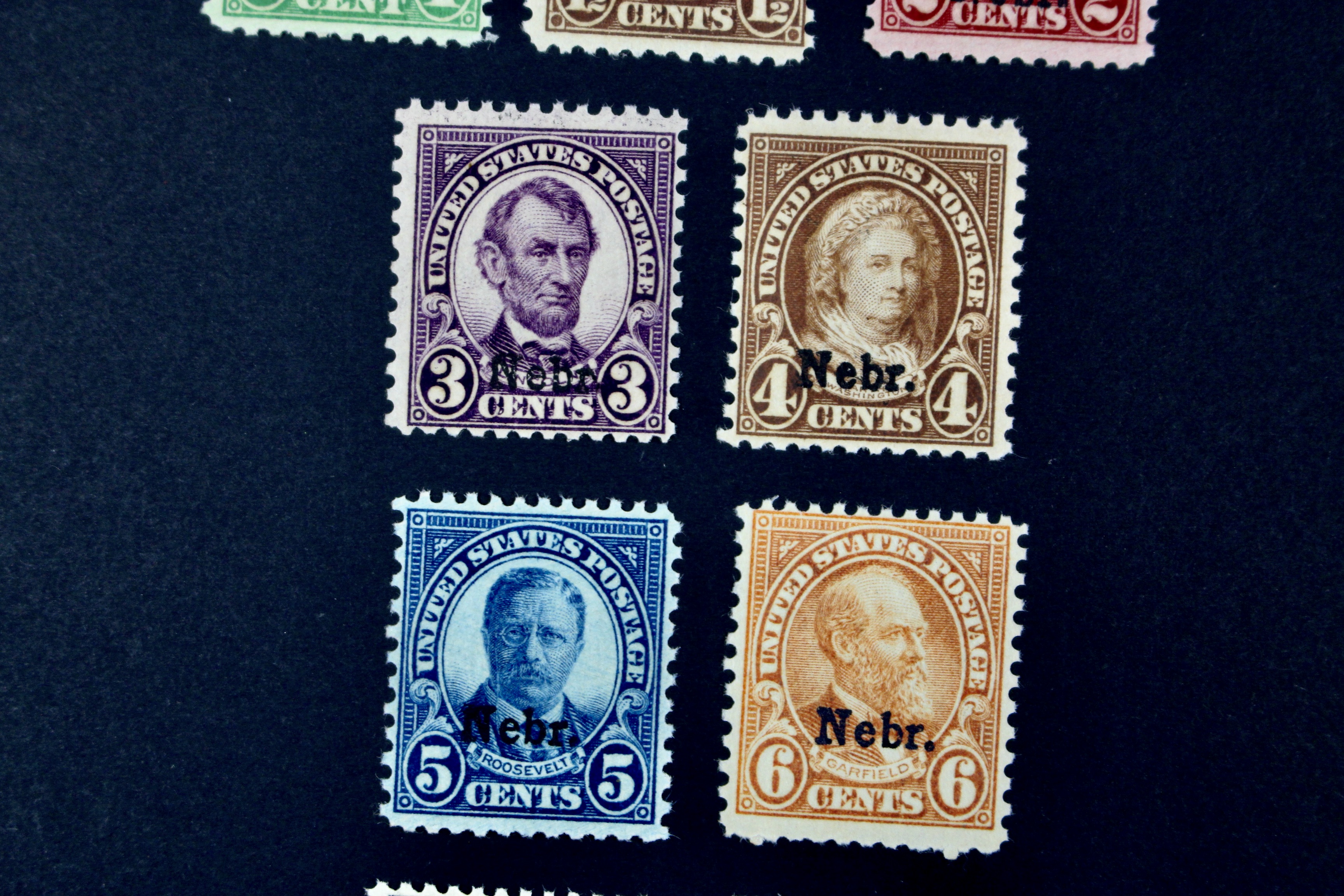 1929 Nebraska Overprint MNH Postage Stamps