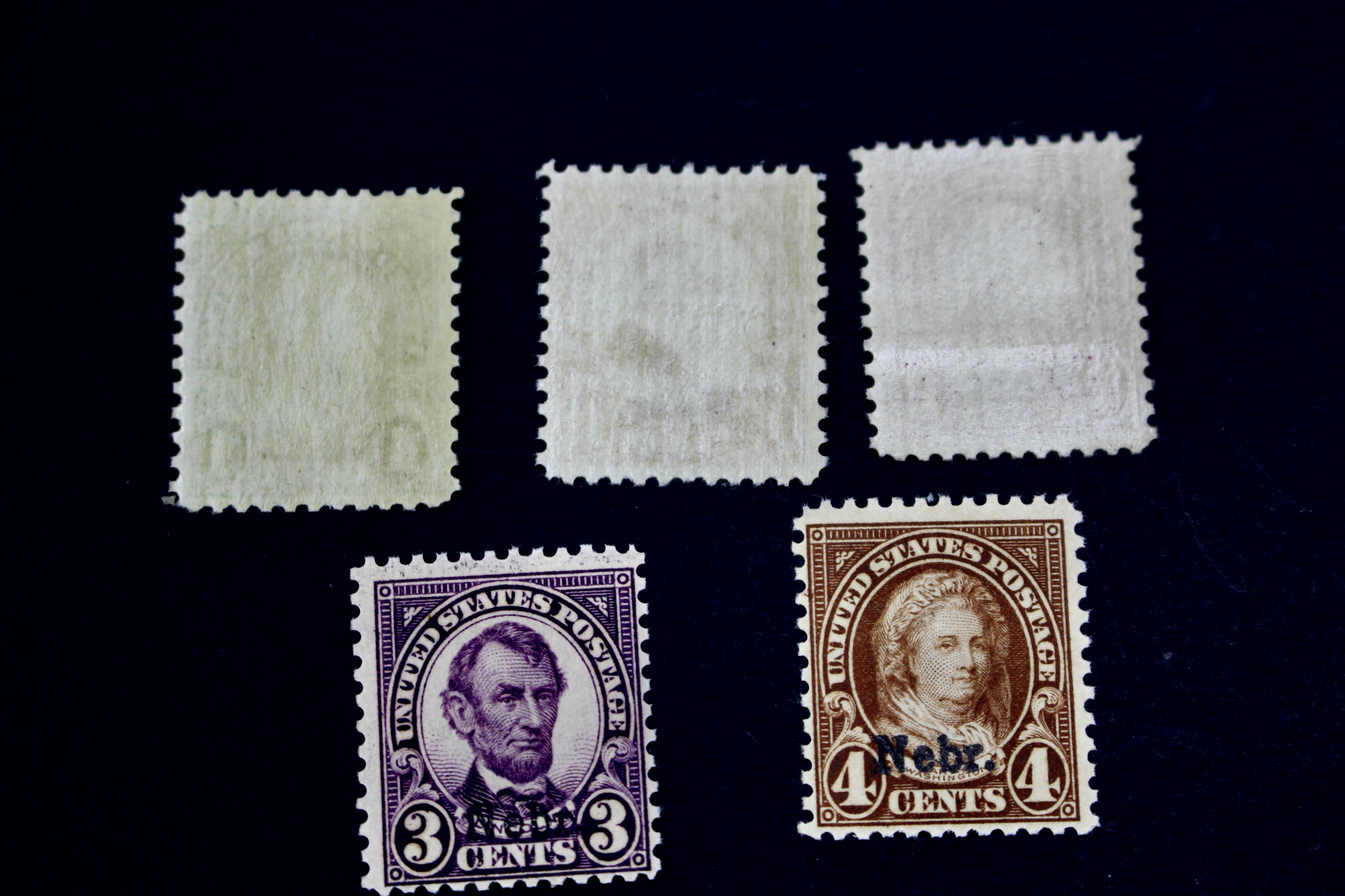 1929 Nebraska Overprint MNH Postage Stamps