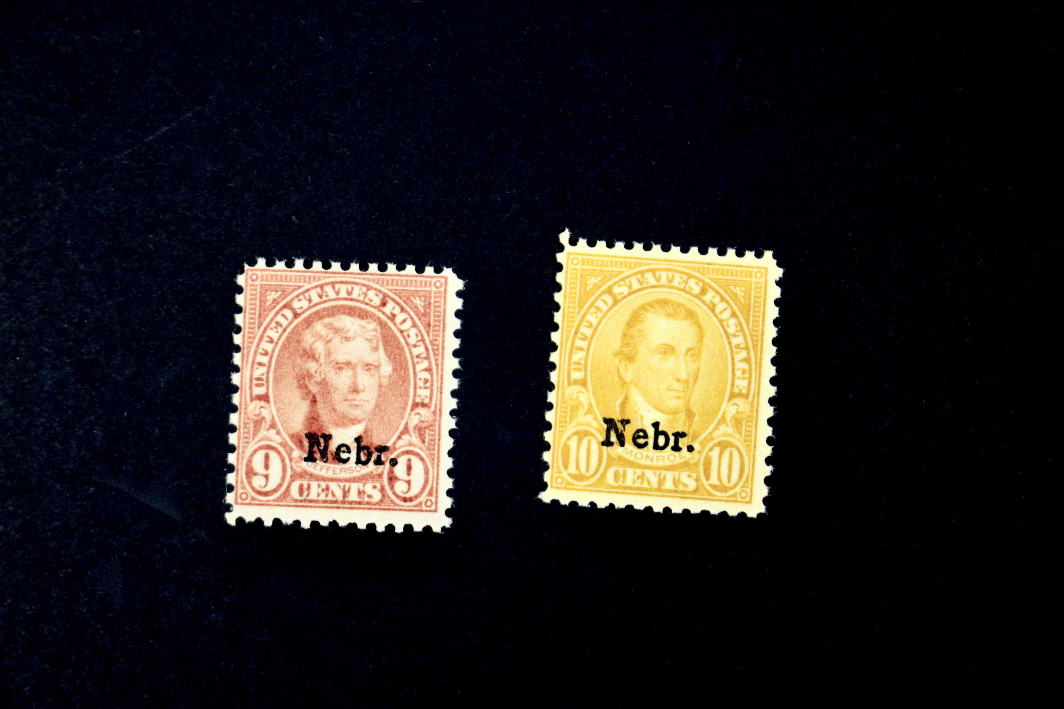 1929 Nebraska Overprint MNH Postage Stamps