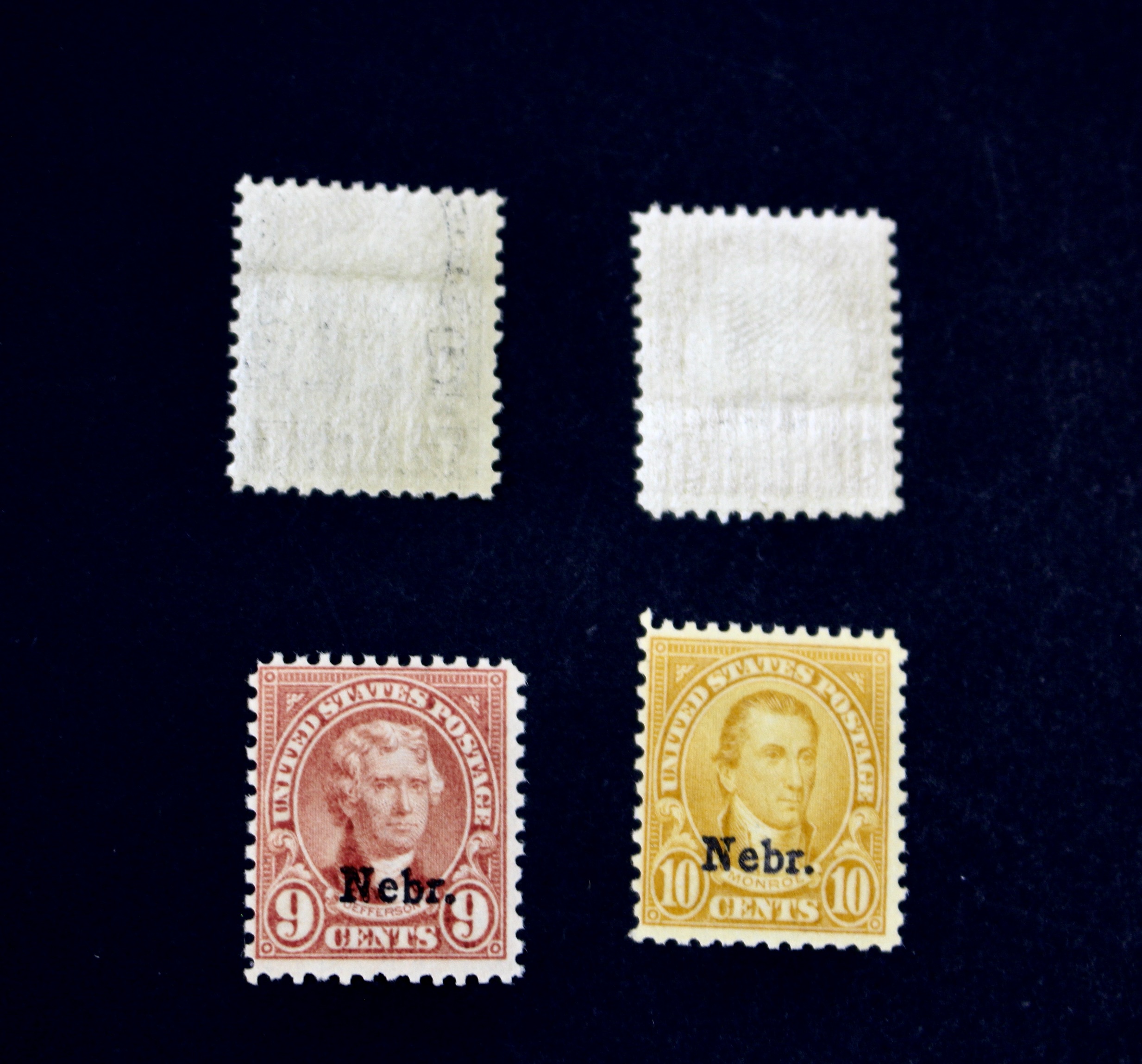 1929 Nebraska Overprint MNH Postage Stamps