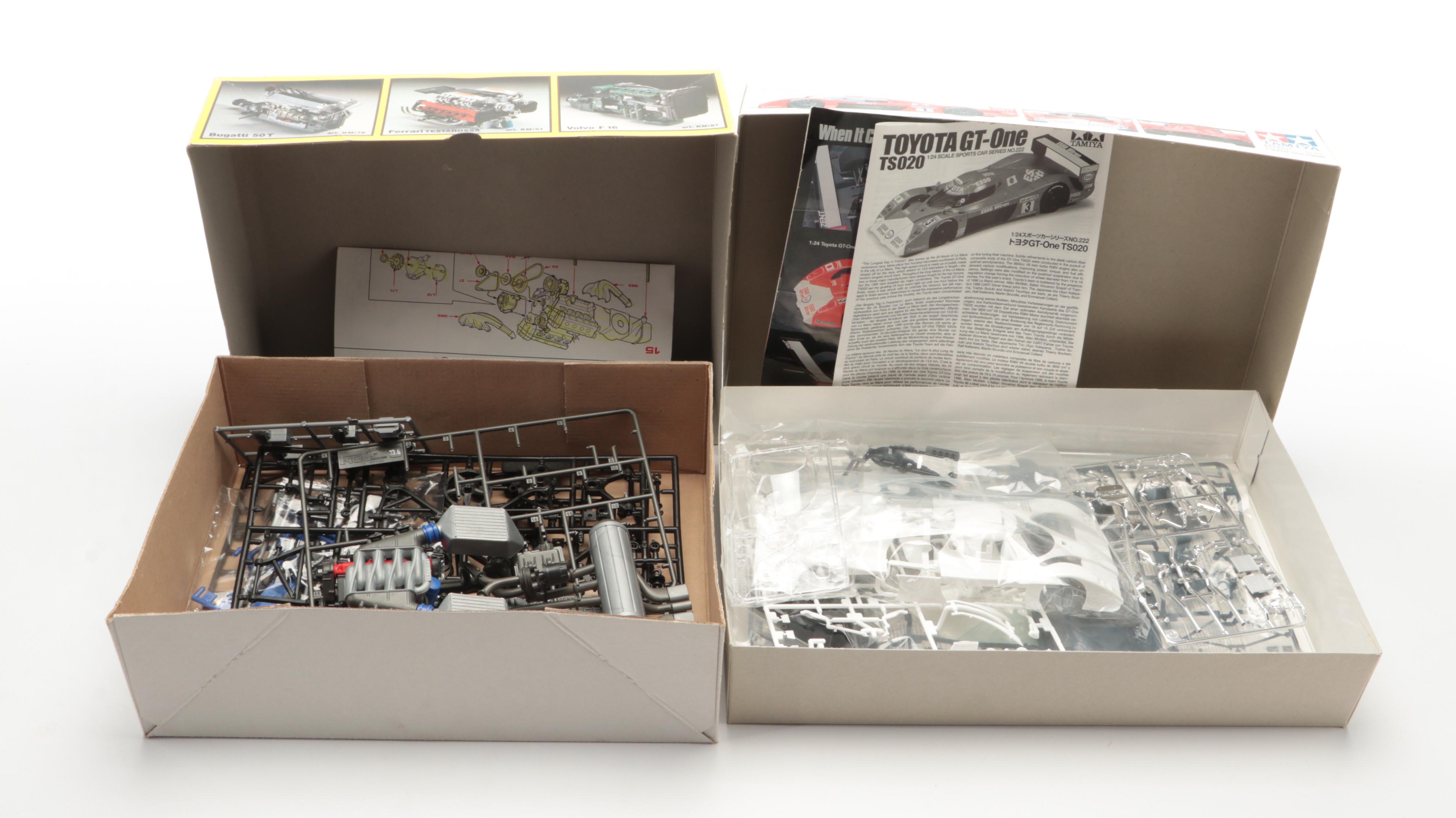 Lamborghini LP500S, Ferrari F40, and More Model Car Kits