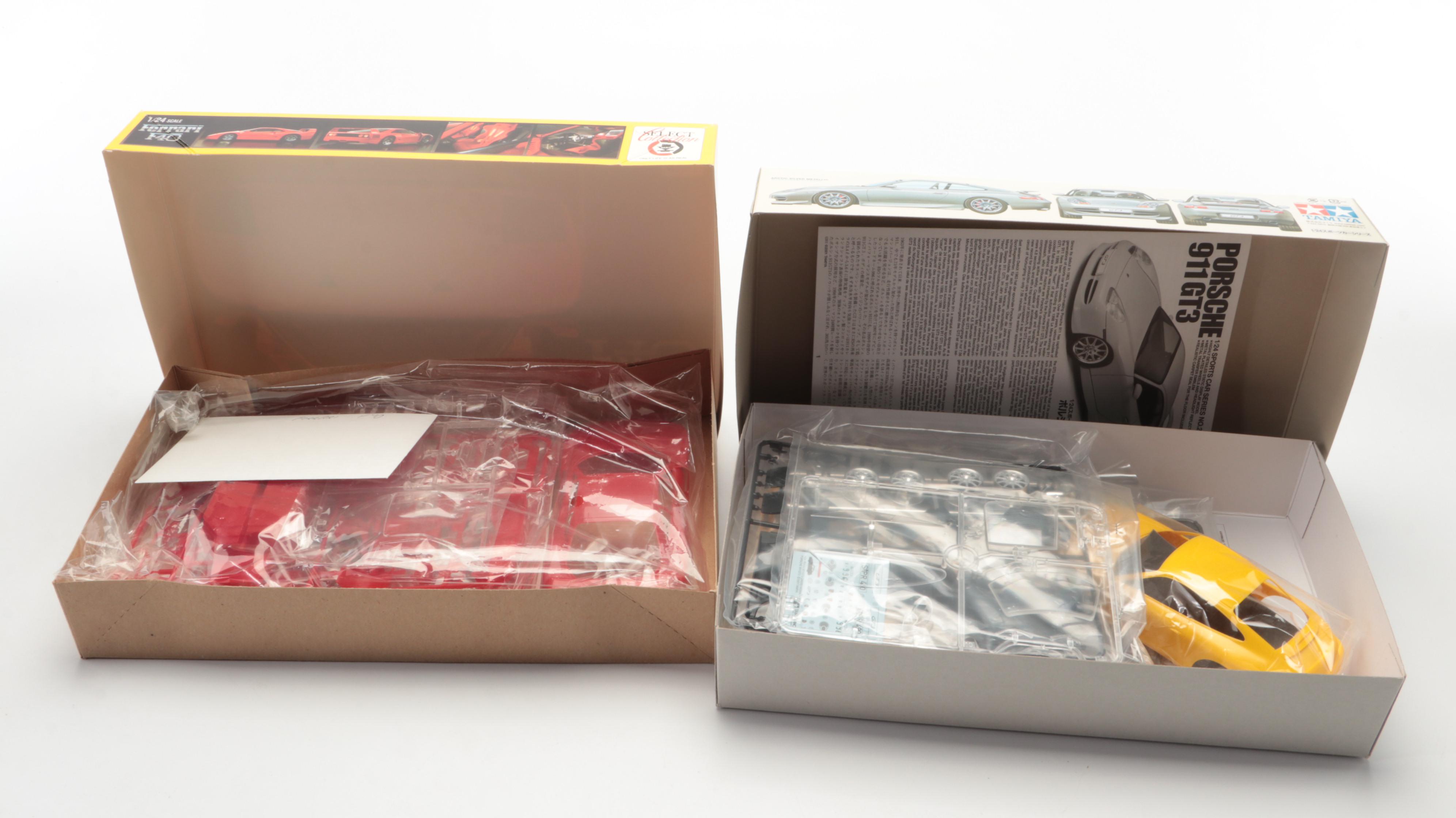 Lamborghini LP500S, Ferrari F40, and More Model Car Kits