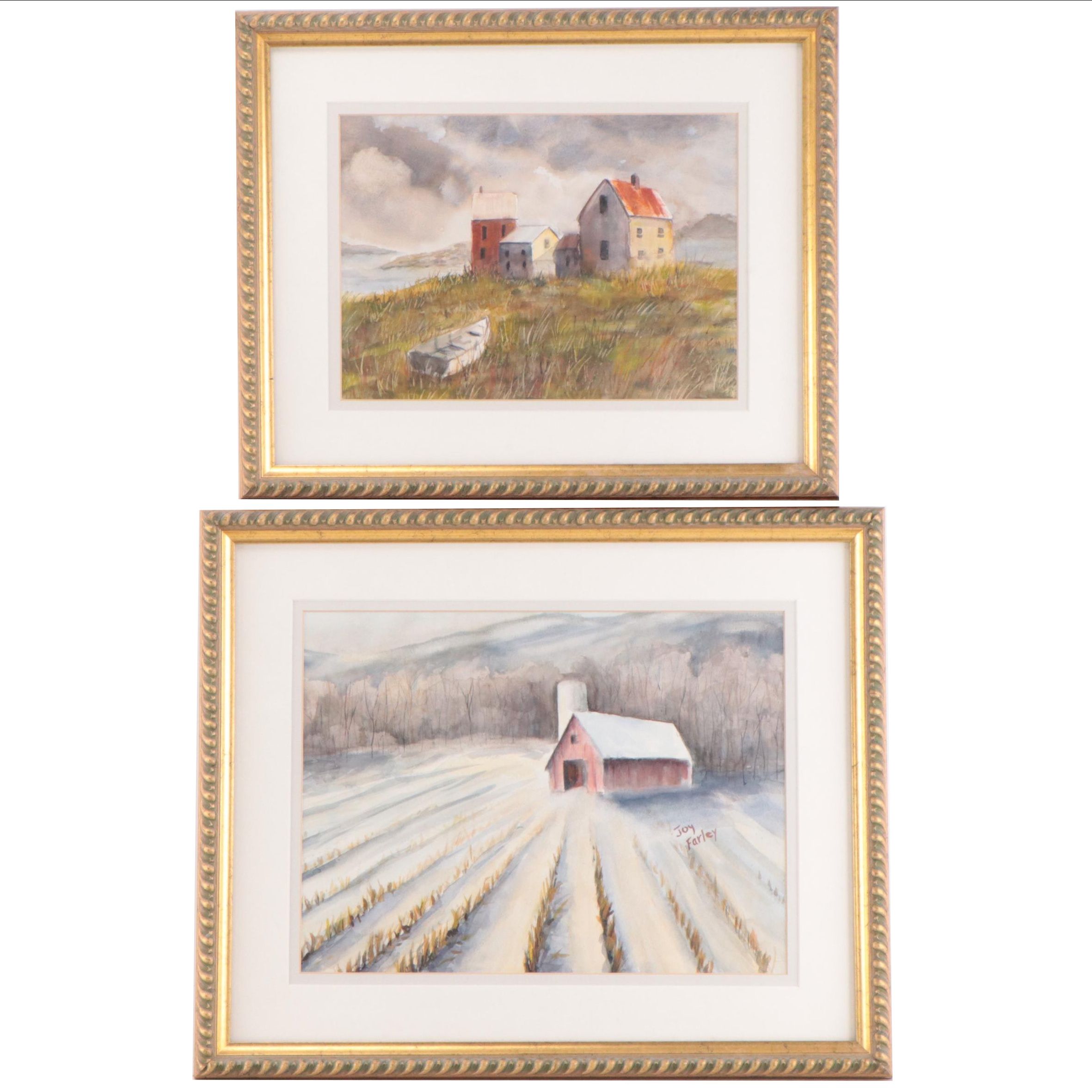 Joy Farley Watercolor Paintings of Rural Landscapes