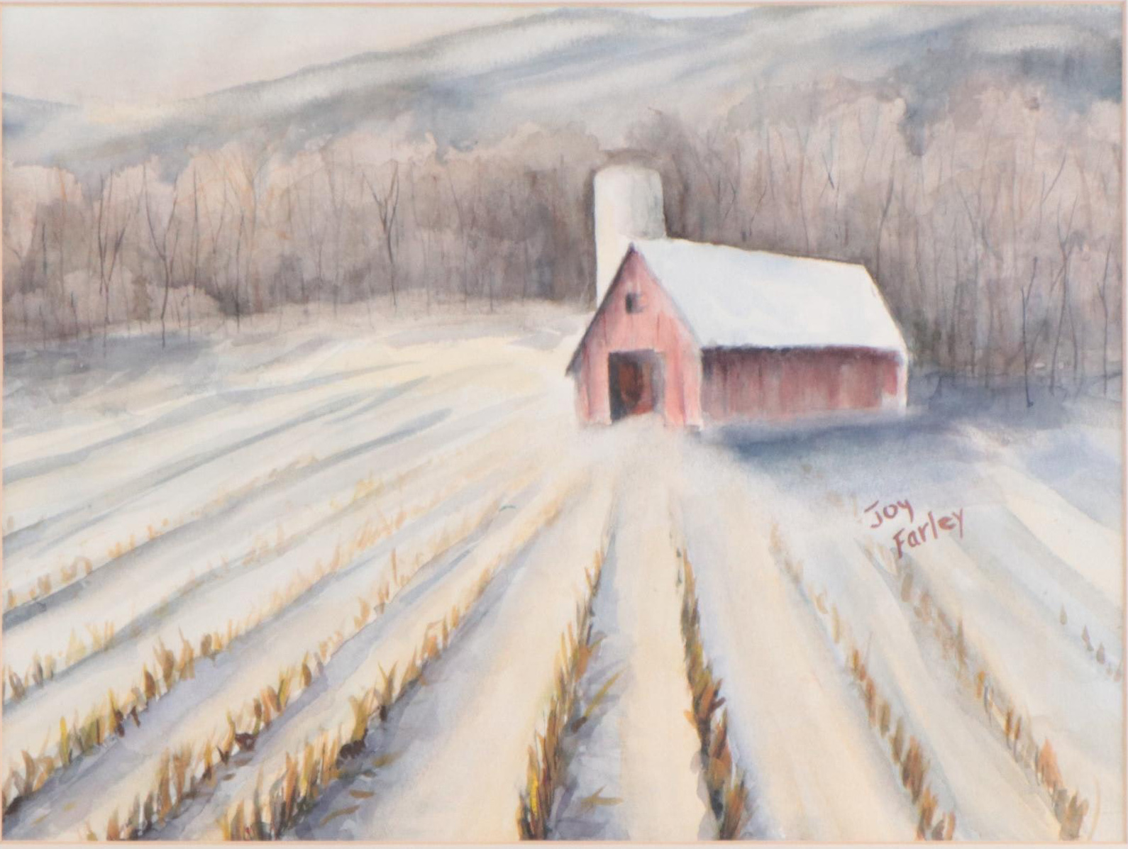 Joy Farley Watercolor Paintings of Rural Landscapes