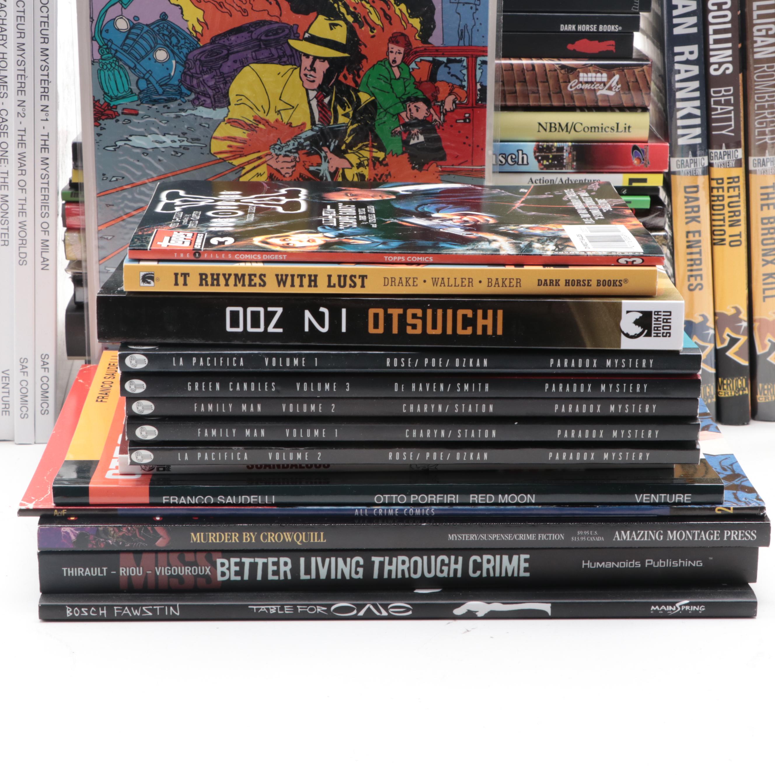 Murder Mystery and Noir Graphic Novels with Signed Limited Edition Prints