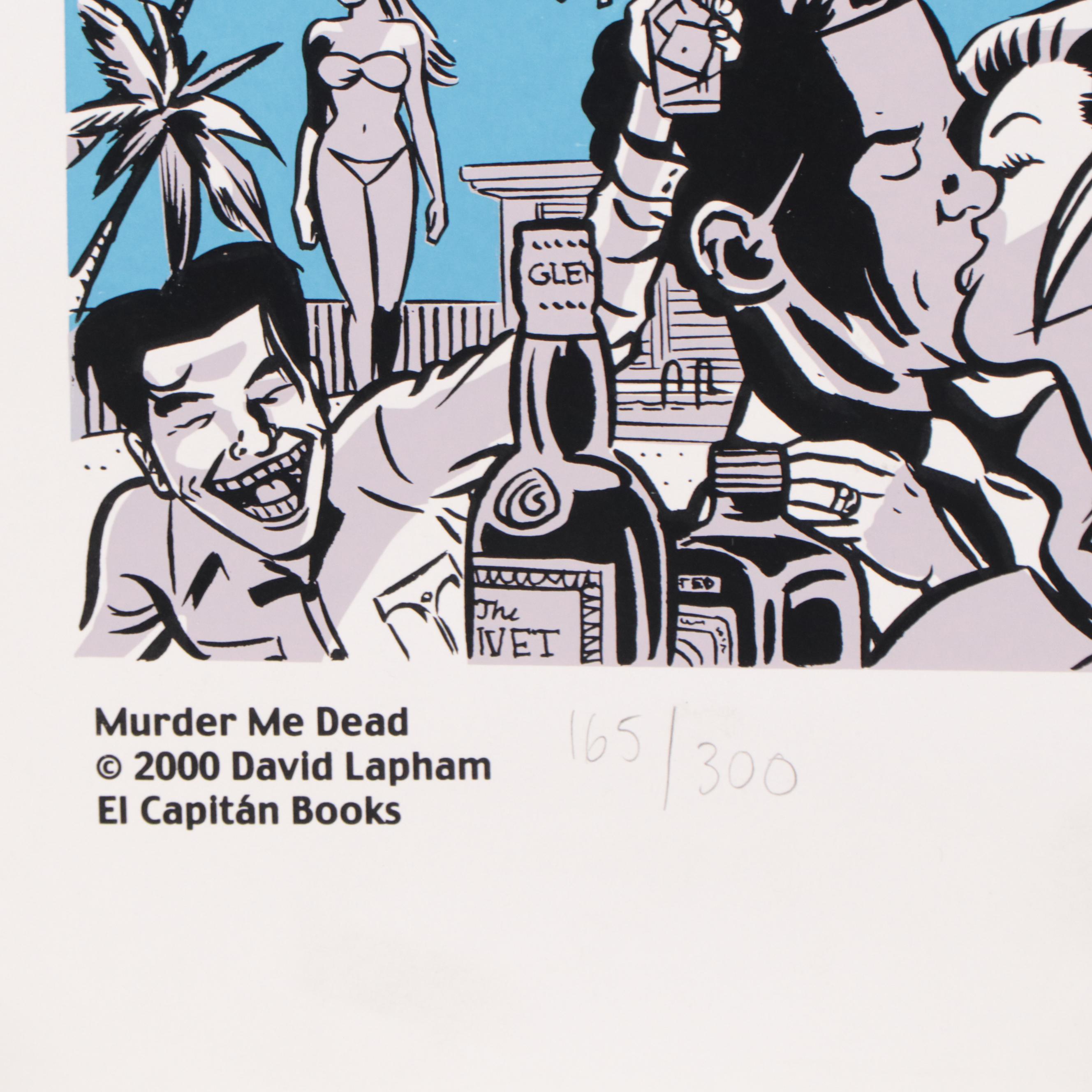 Murder Mystery and Noir Graphic Novels with Signed Limited Edition Prints