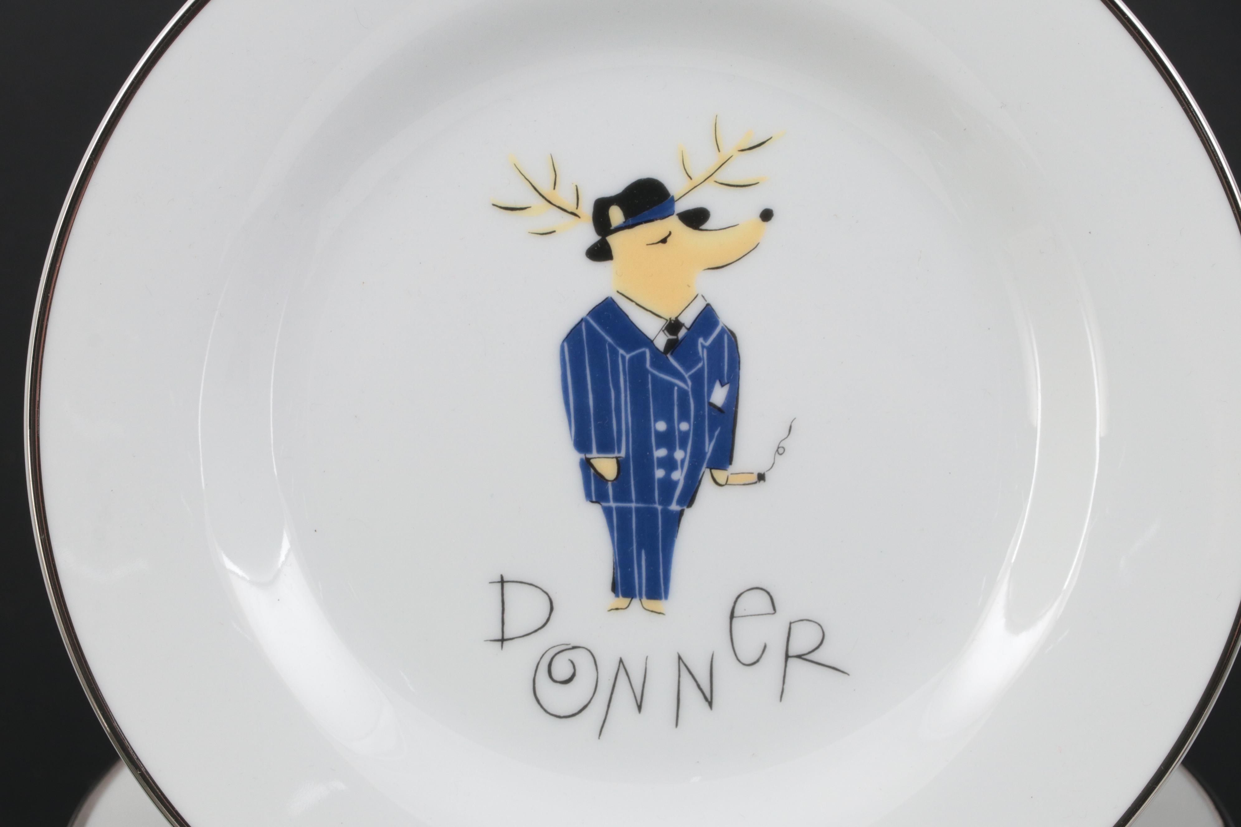 Pottery Barn "Reindeer" Dinnerware and Other Christmas Tableware