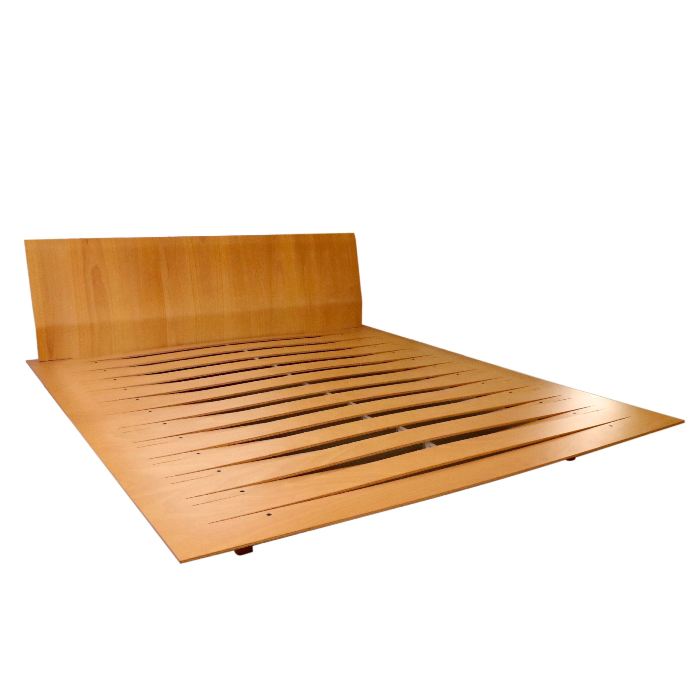Design Within Reach Italian Made Beech Plywood Platform Bed