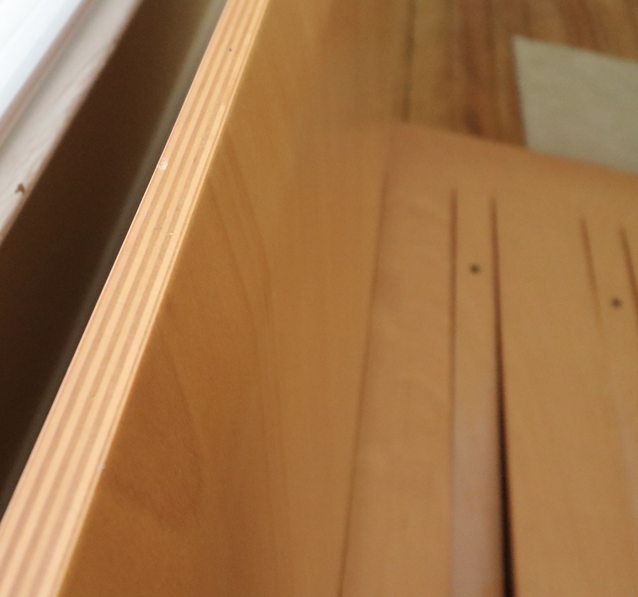 Design Within Reach Italian Made Beech Plywood Platform Bed