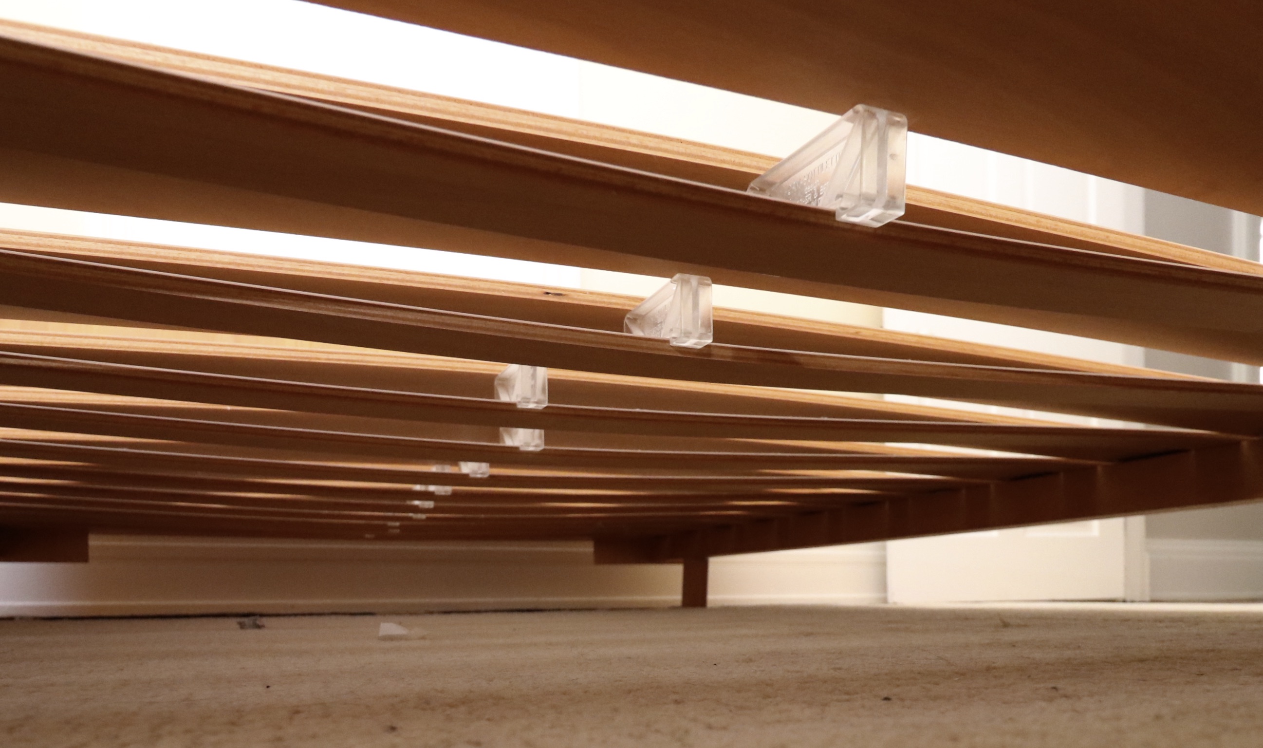 Design Within Reach Italian Made Beech Plywood Platform Bed