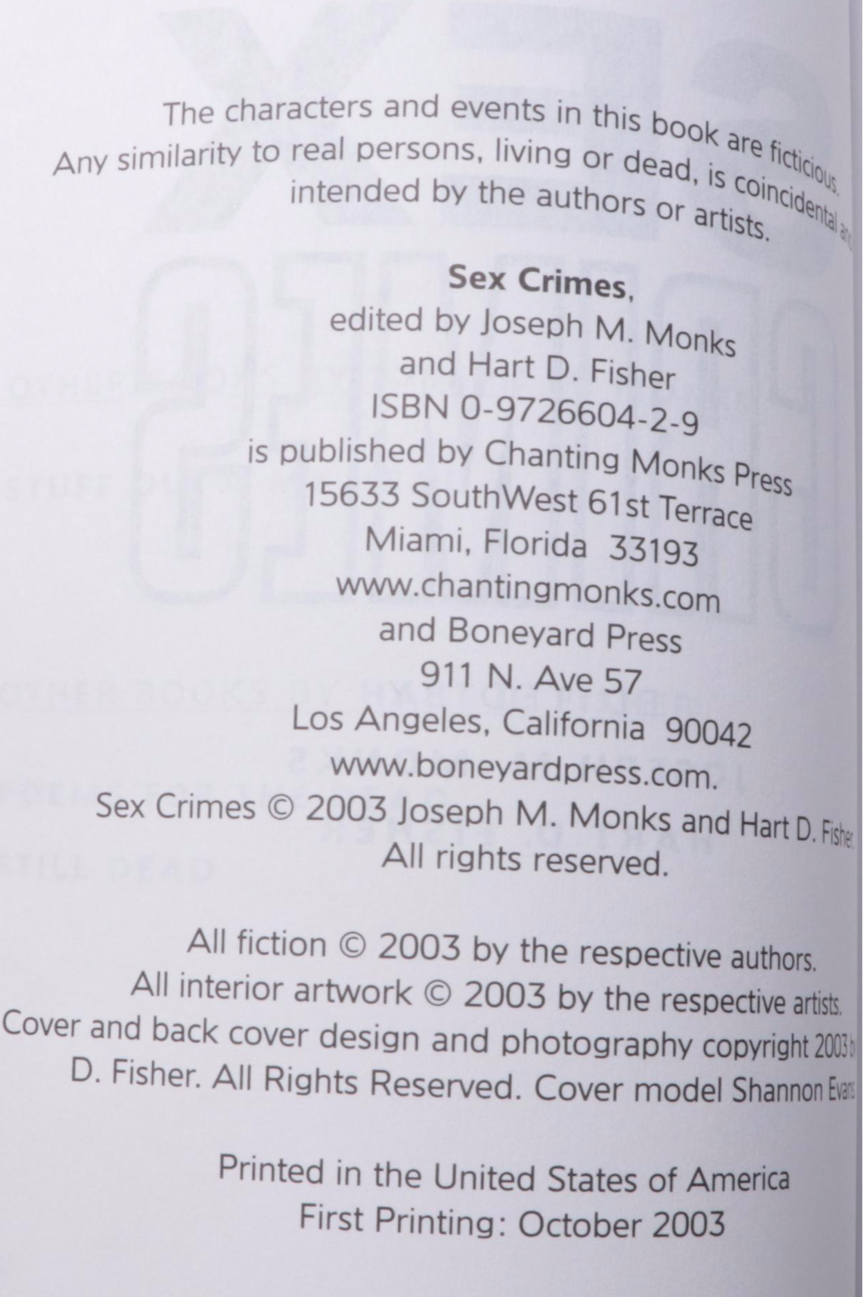 Murder Mystery and Noir Graphic Novels with Signed Limited Edition Prints