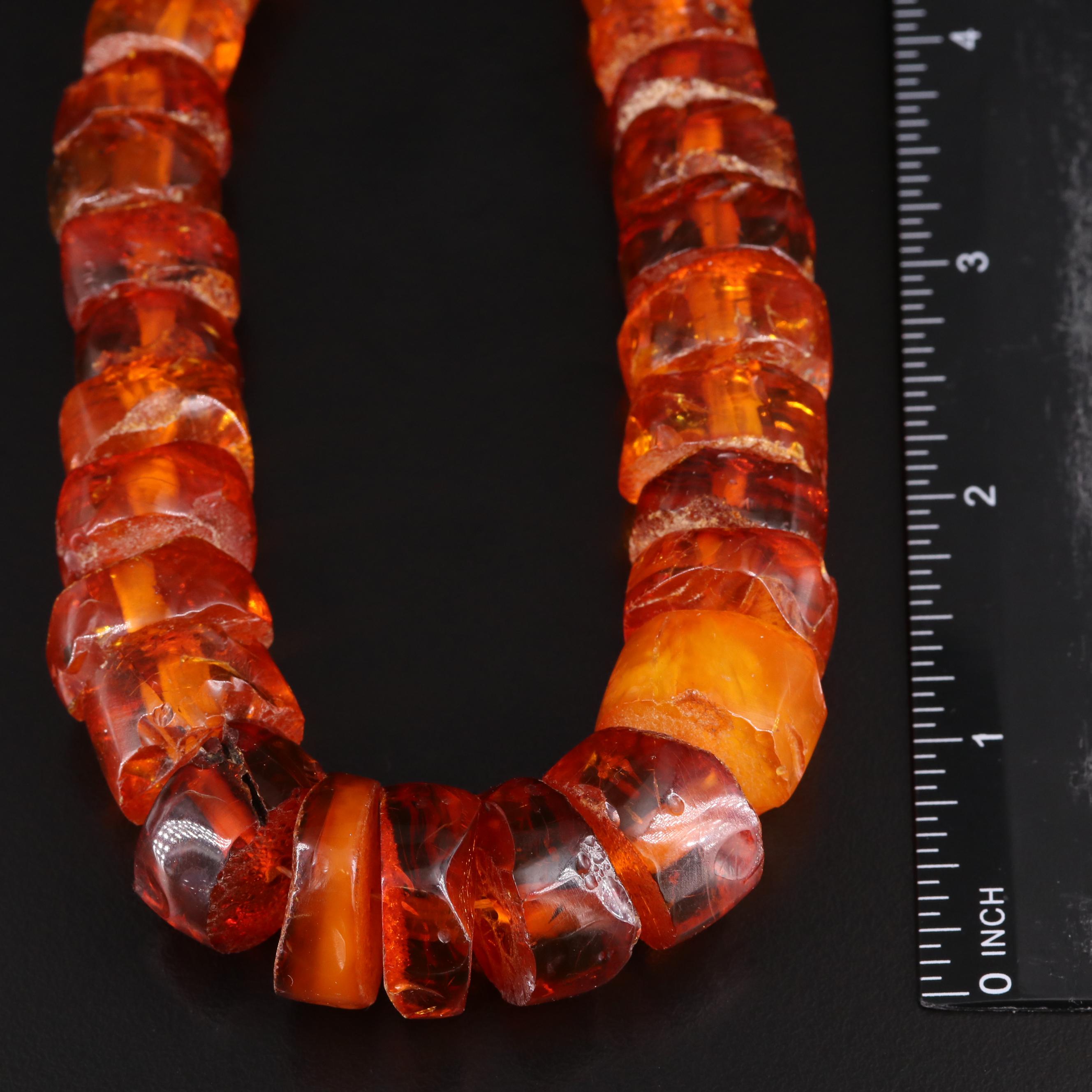 Graduated Amber Necklace