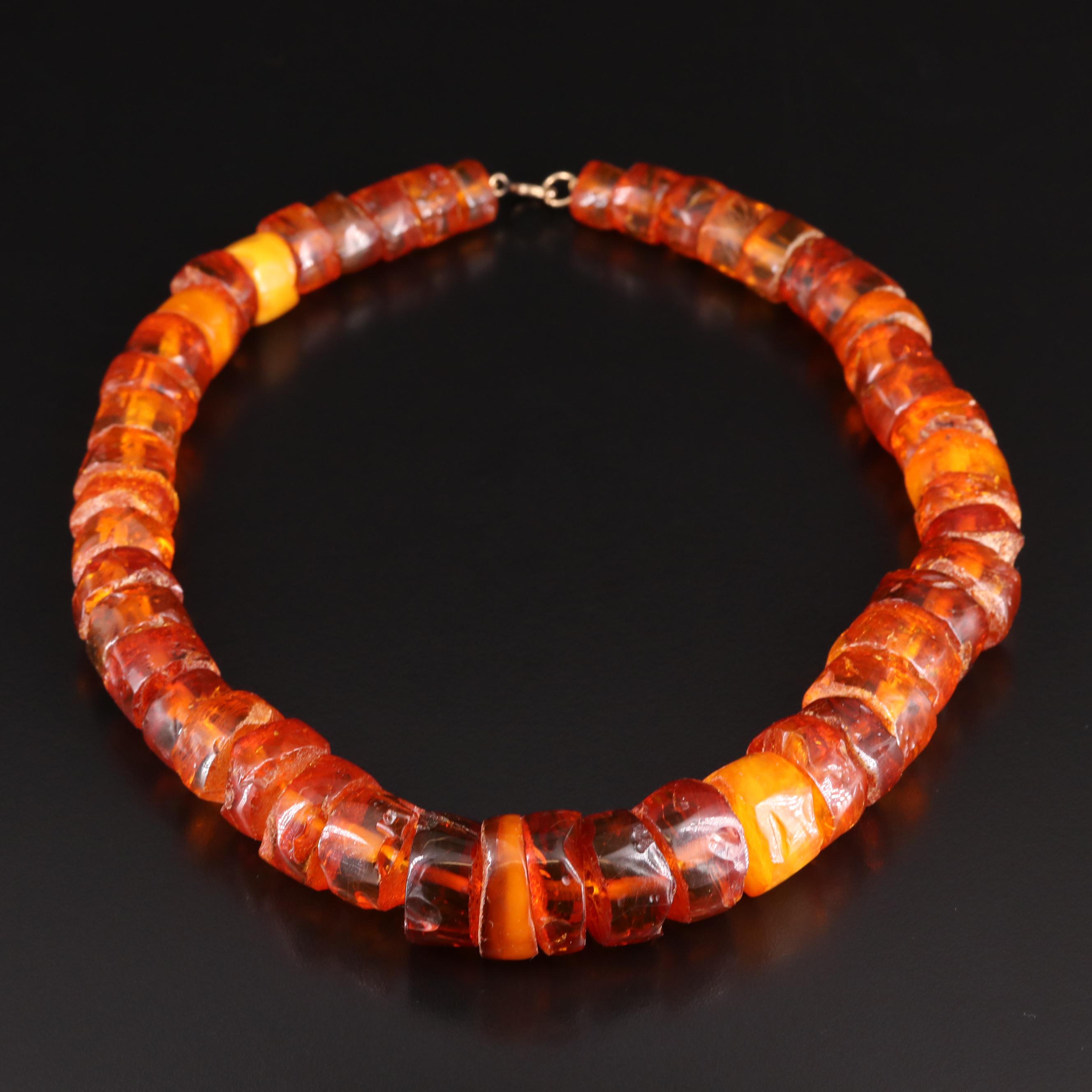 Graduated Amber Necklace