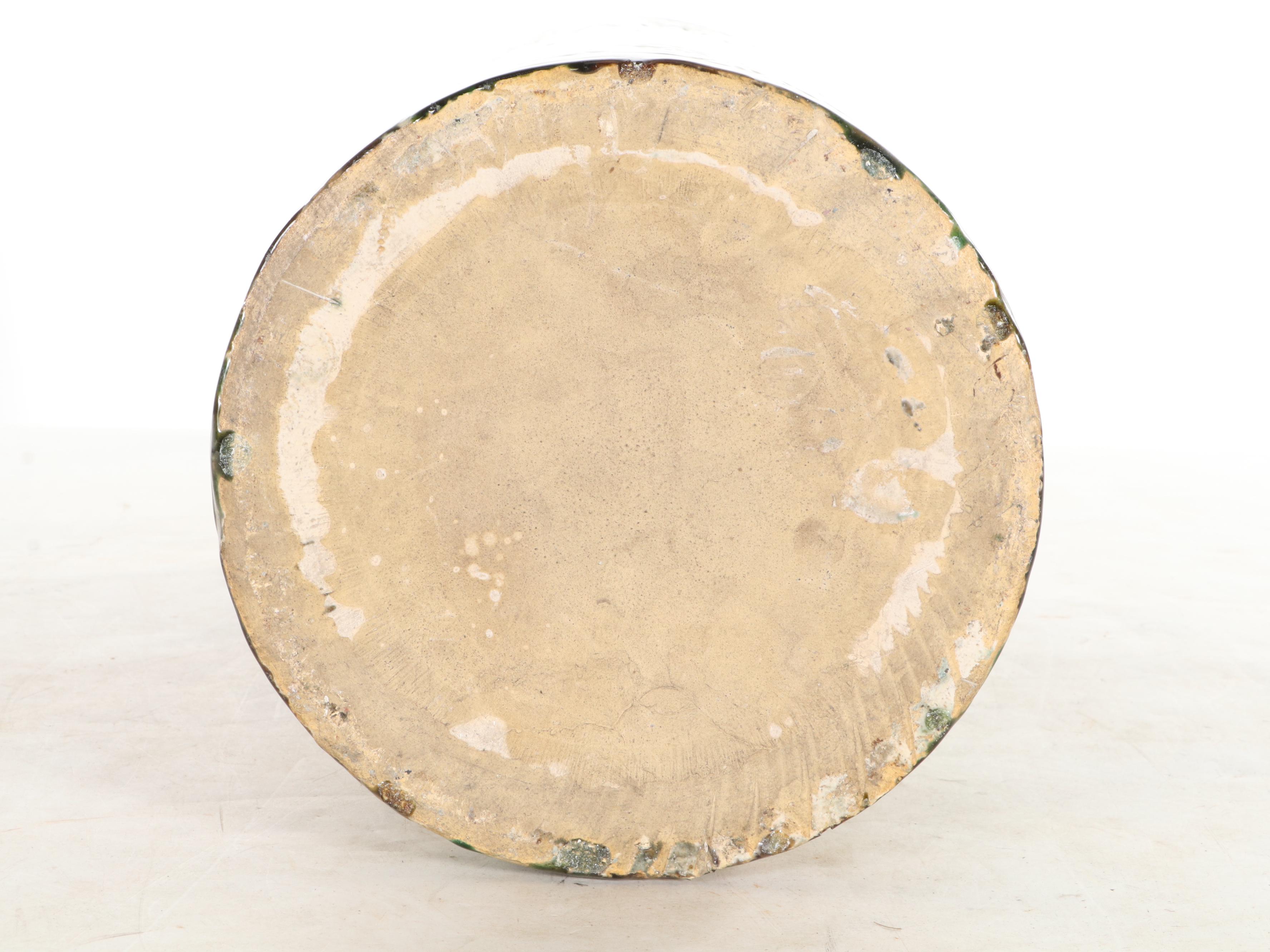 American Majolica Pottery Umbrella Stand