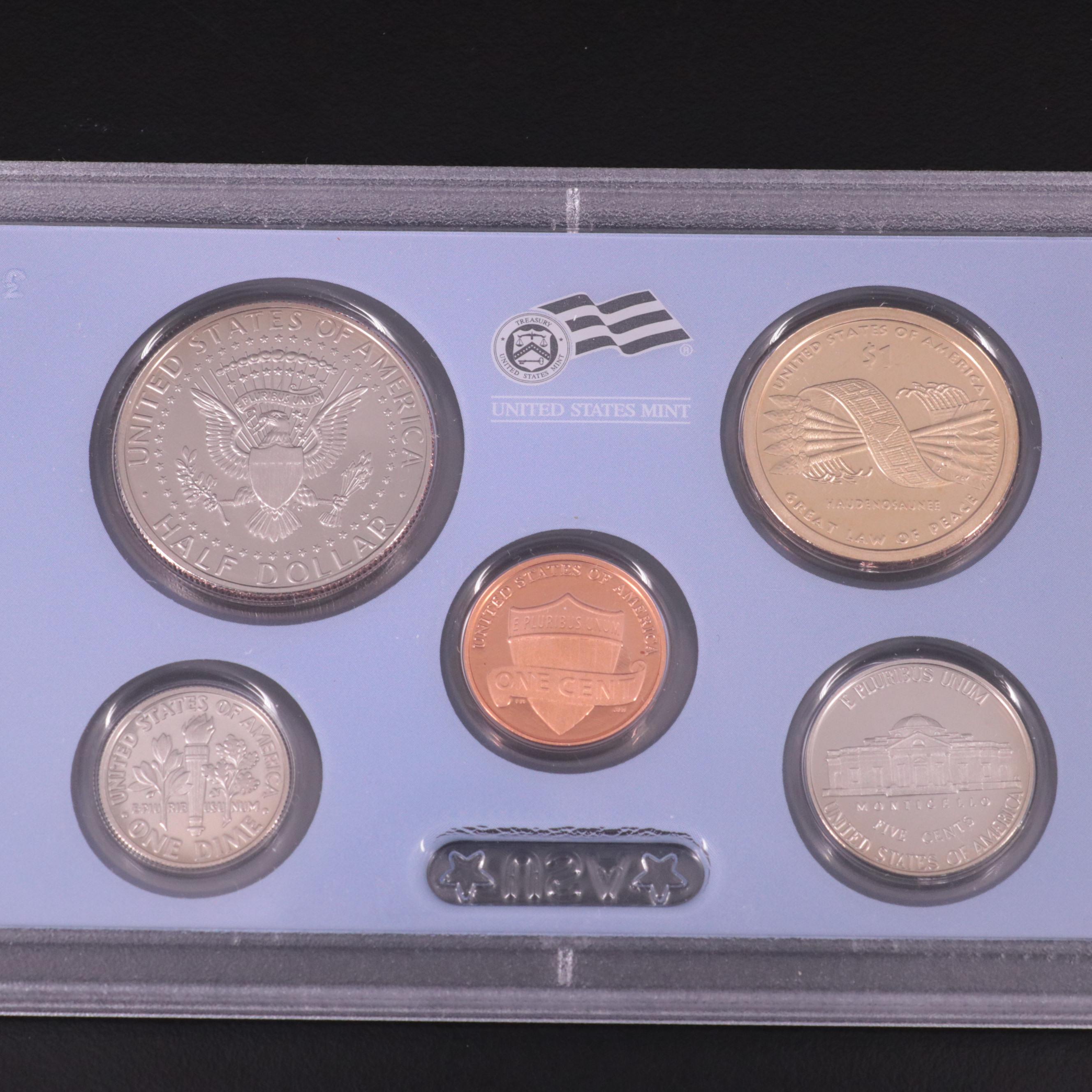 Four United States Mint Proof Sets 2010, 2012, 2013, and 2014