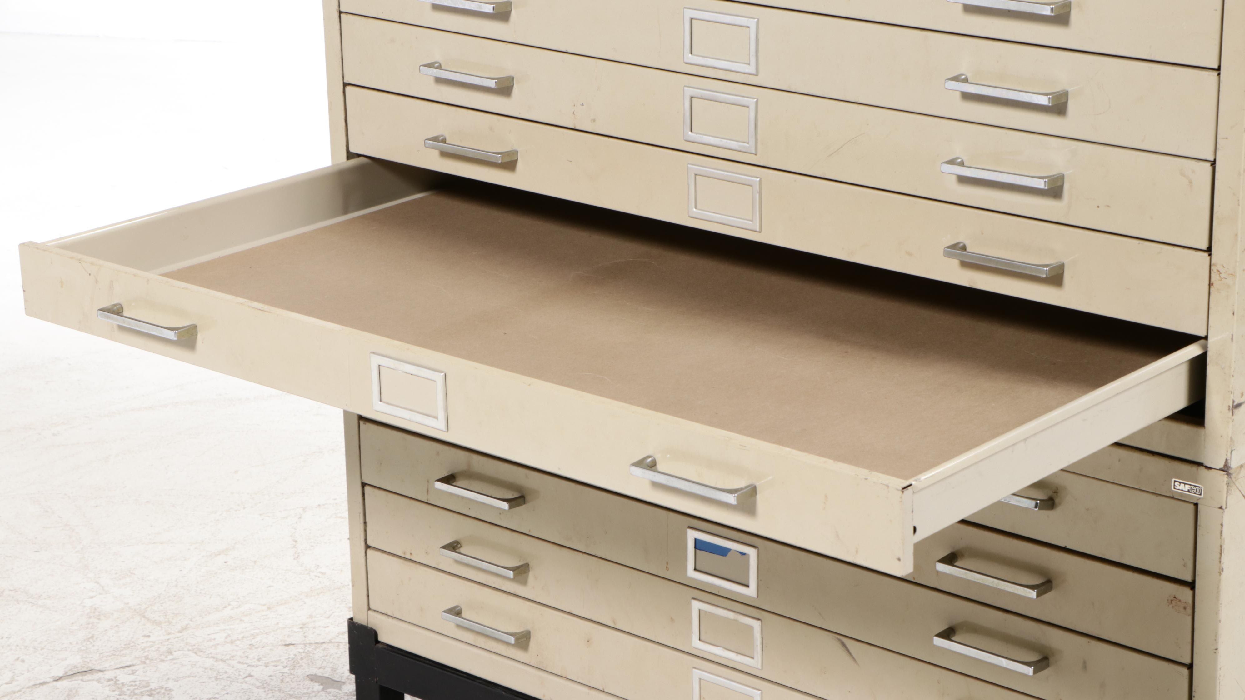 SAFCO Flat File Cabinets on Stand