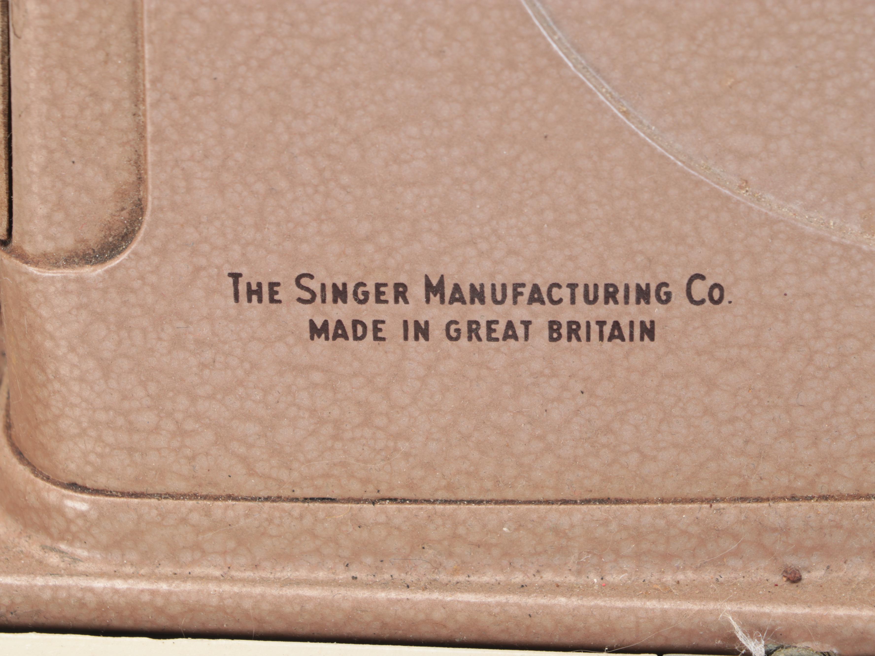 Singer and Brother Sewing Machines With Case, Supplies and Notions