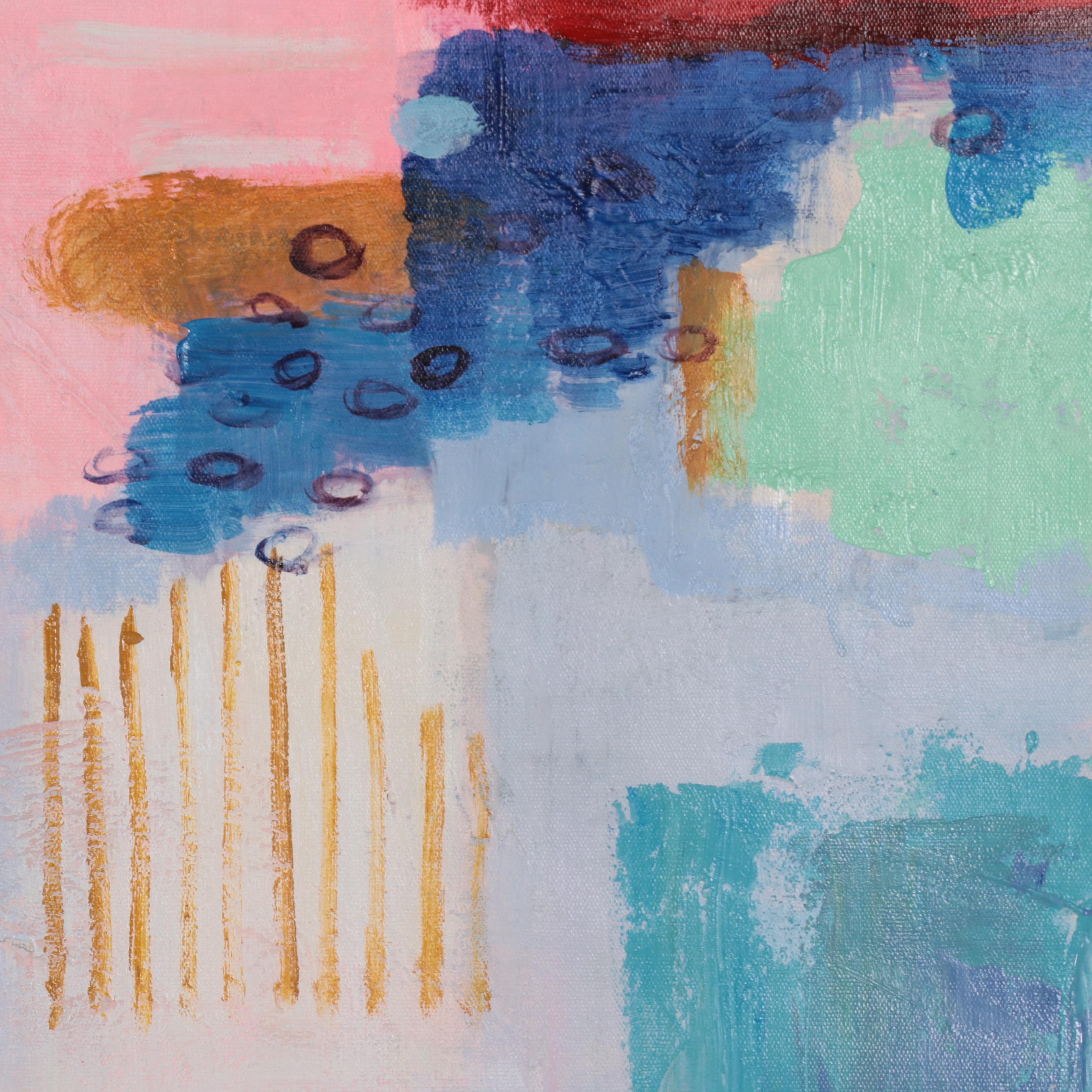 Non-Objective Abstract Oil Painting, 21st Century