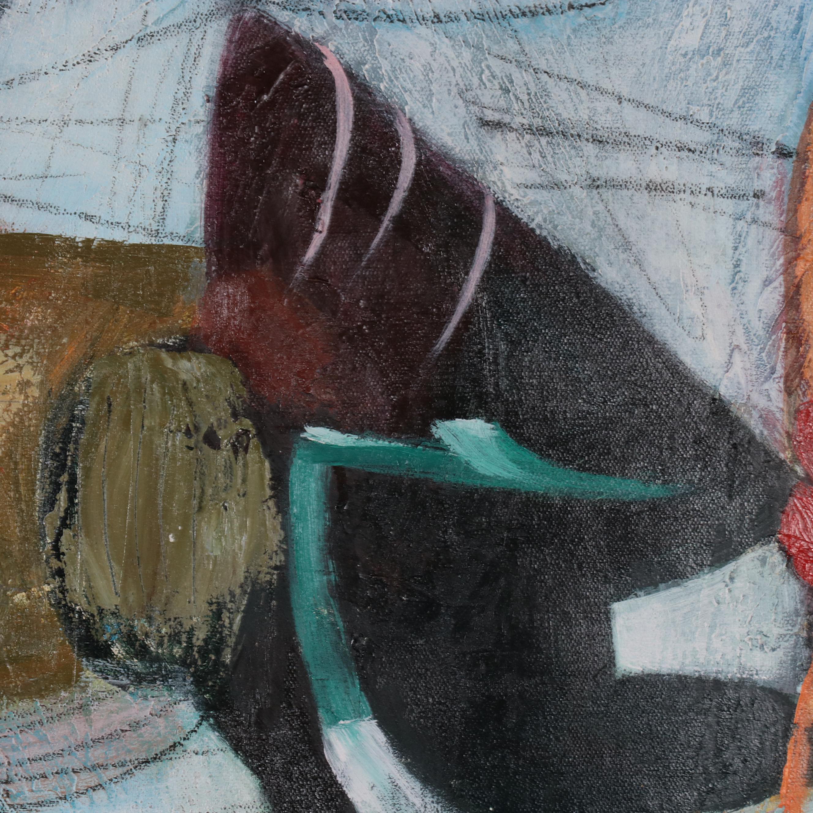 Non-Objective Abstract Oil Painting, 21st Century