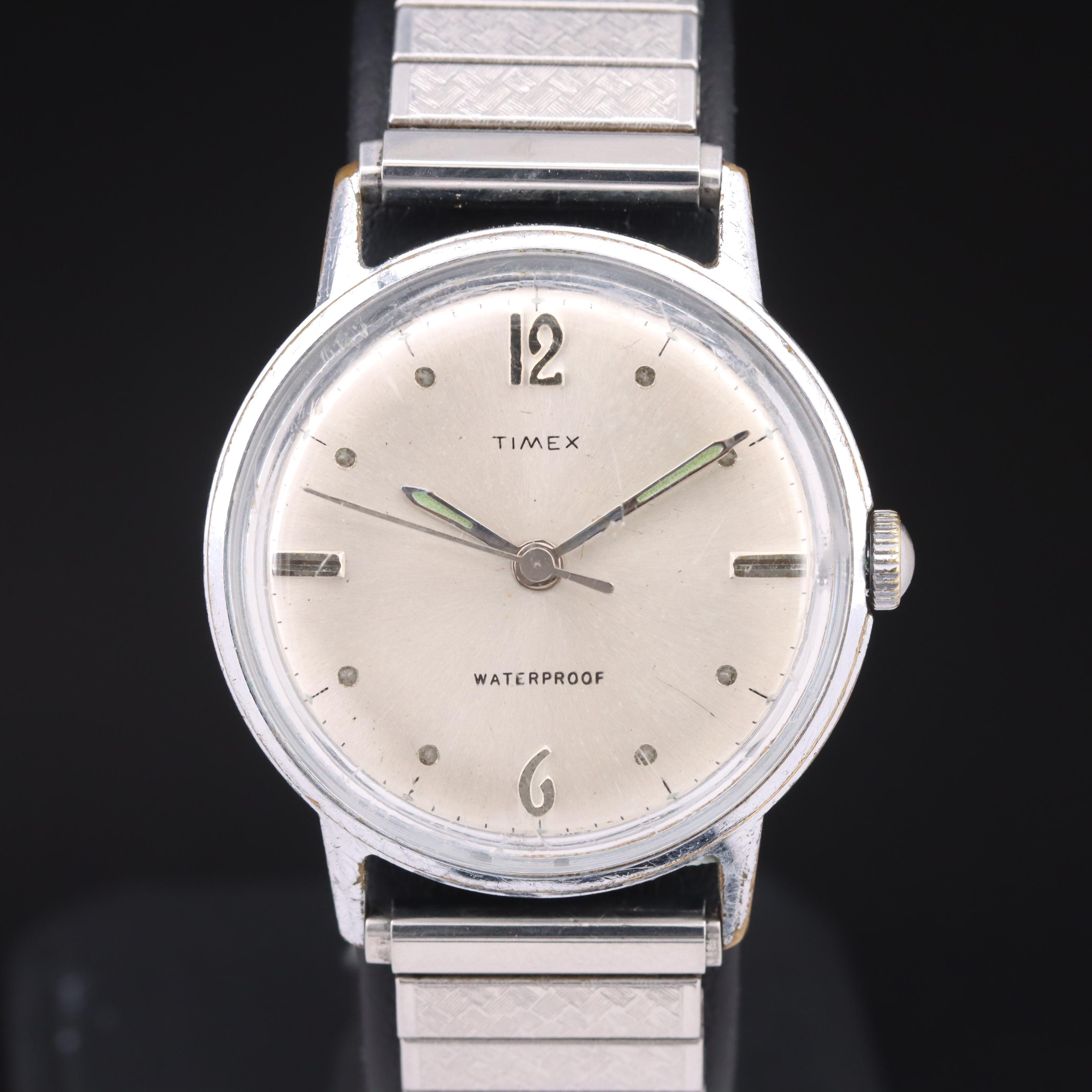 1967 Timex Marlin Dot-Dash Dial Watch