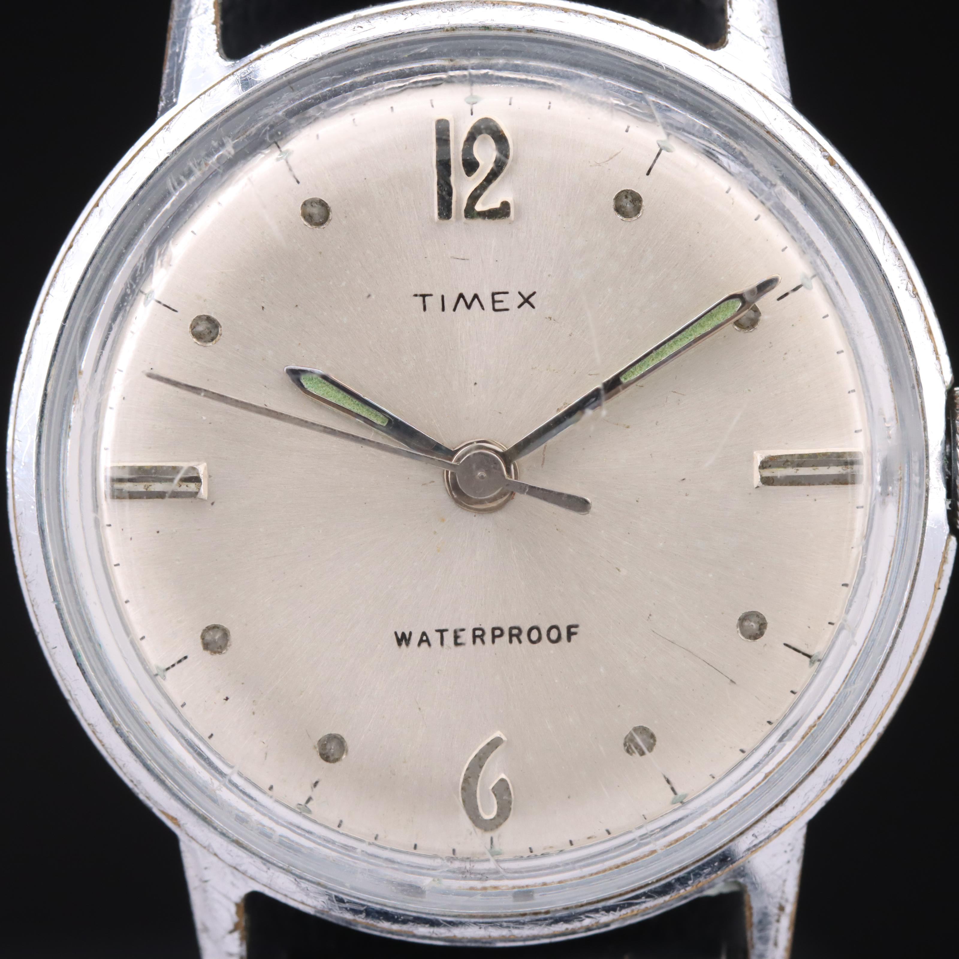 1967 Timex Marlin Dot-Dash Dial Watch