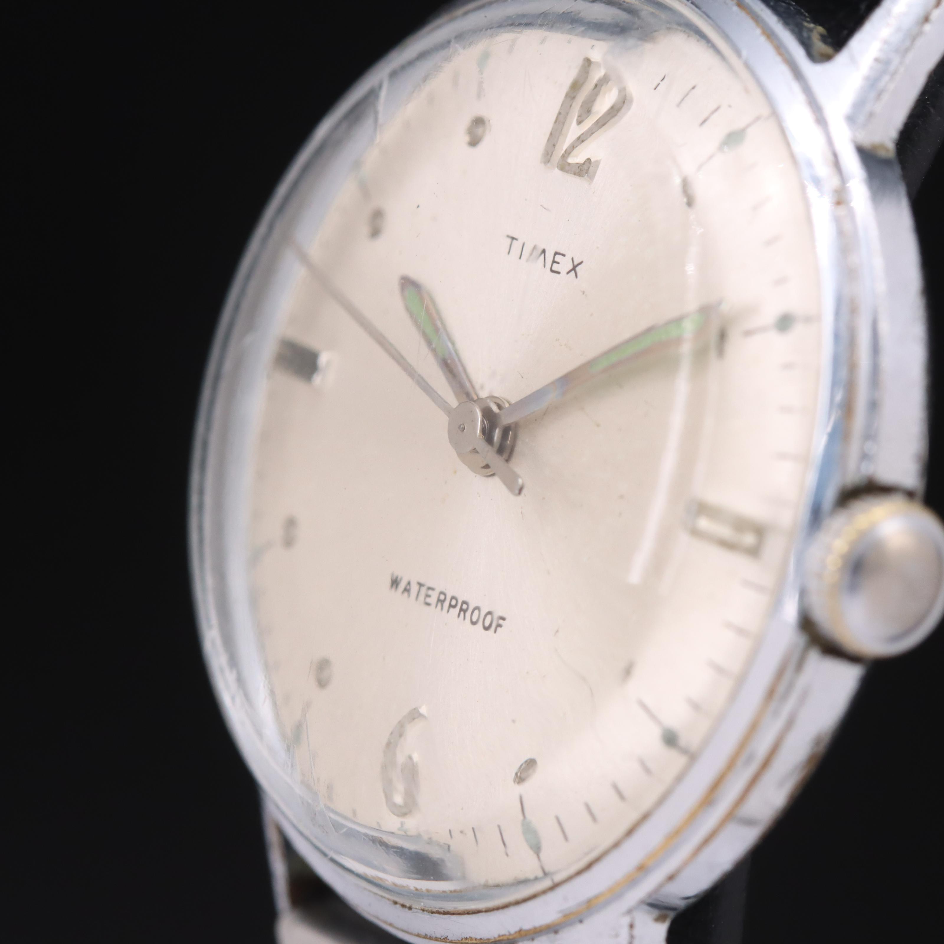 1967 Timex Marlin Dot-Dash Dial Watch