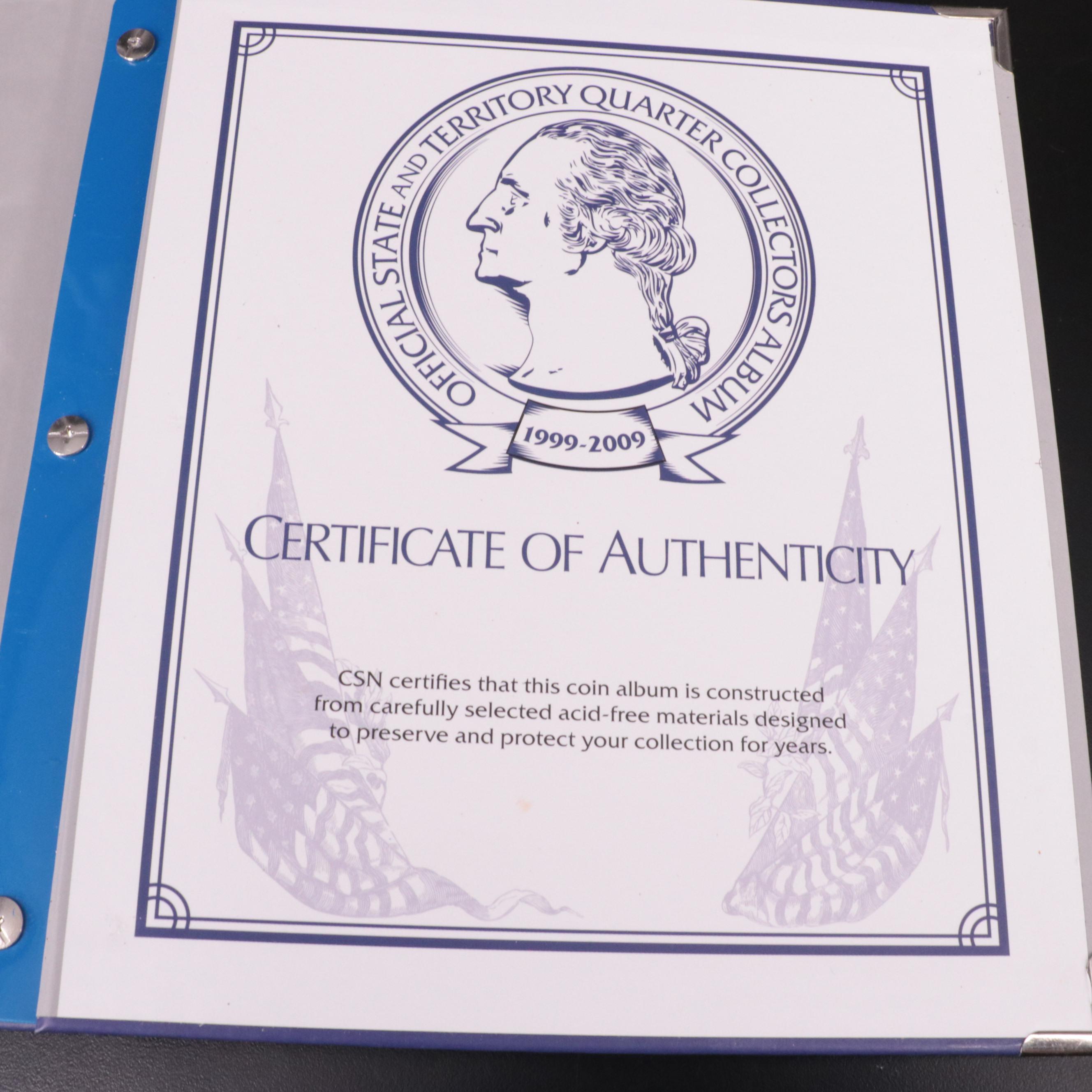 Complete Proof Official State and Territory Quarter Collection, 1999 to 2009