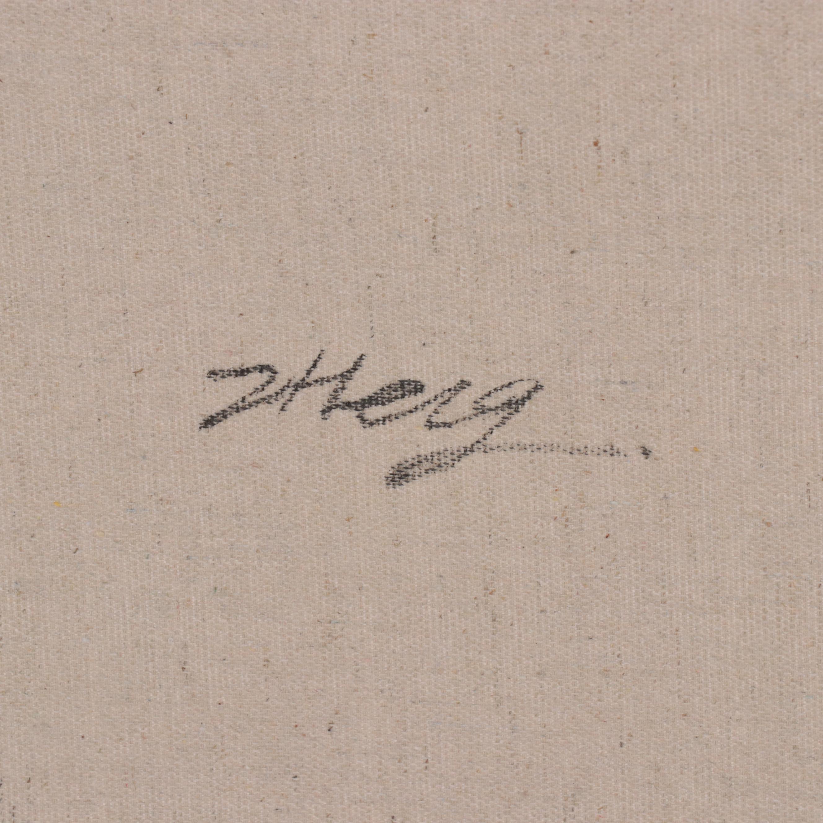 Non-Objective Abstract Oil Painting, 21st Century