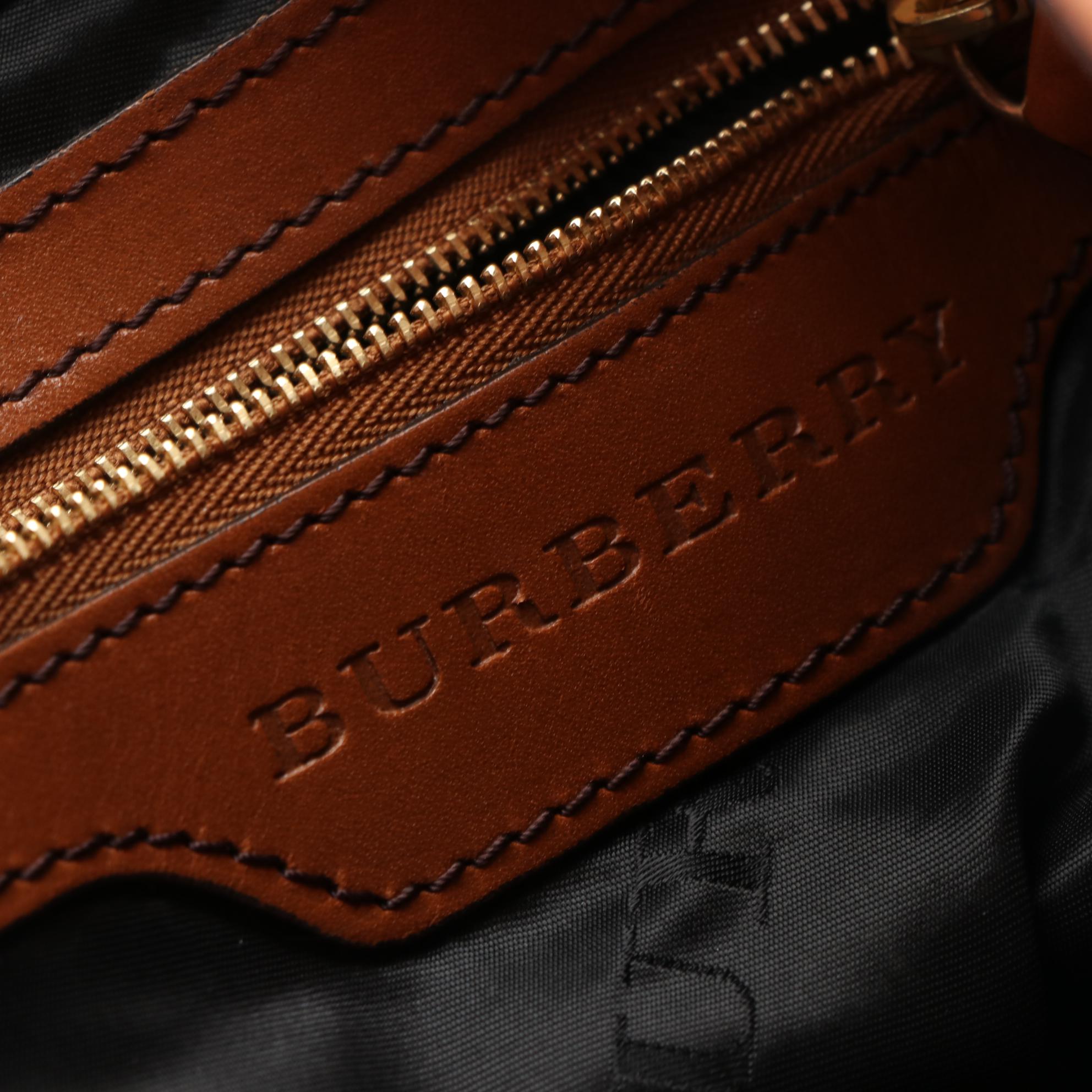 Burberry Lambskin Leather Shoulder Bag