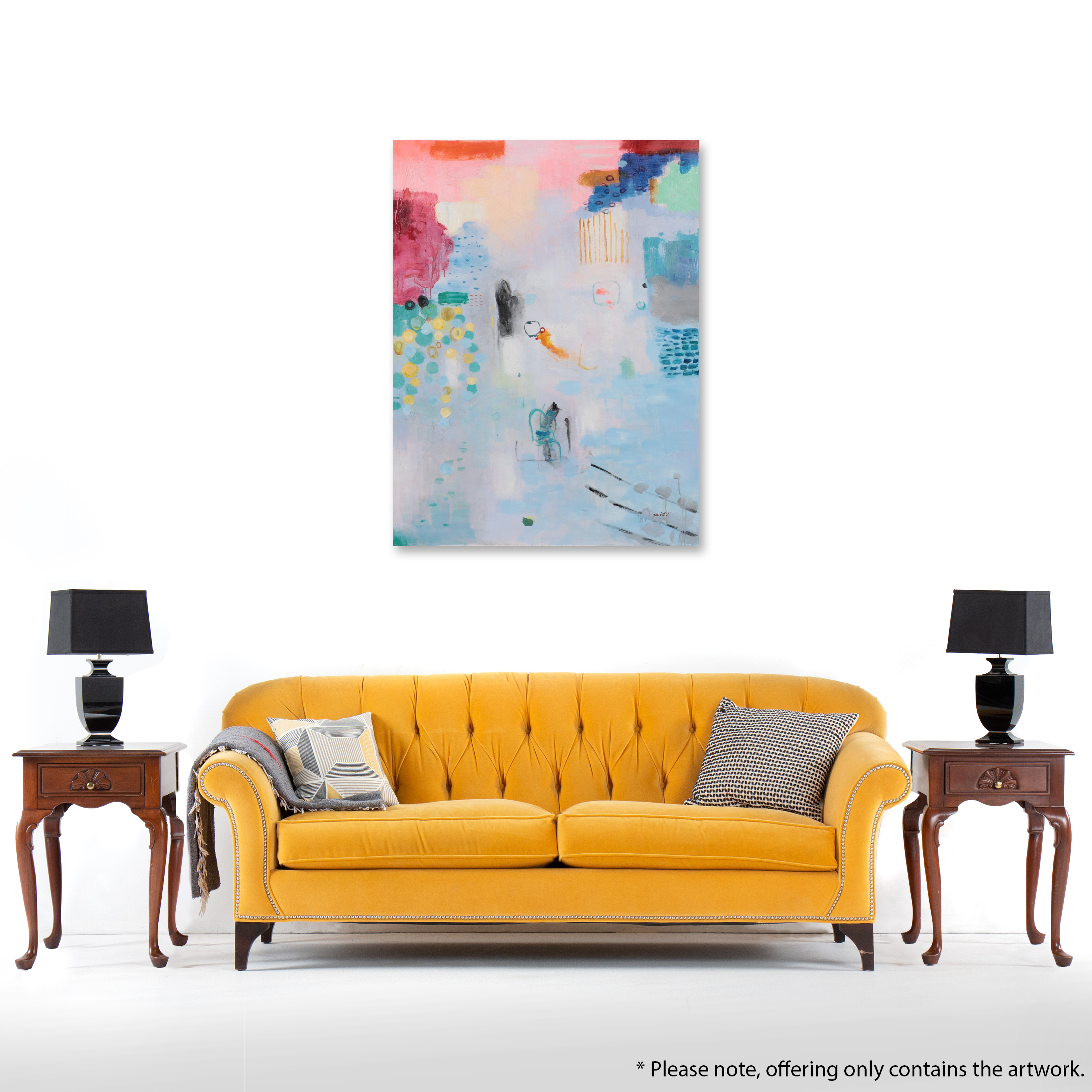 Non-Objective Abstract Oil Painting, 21st Century