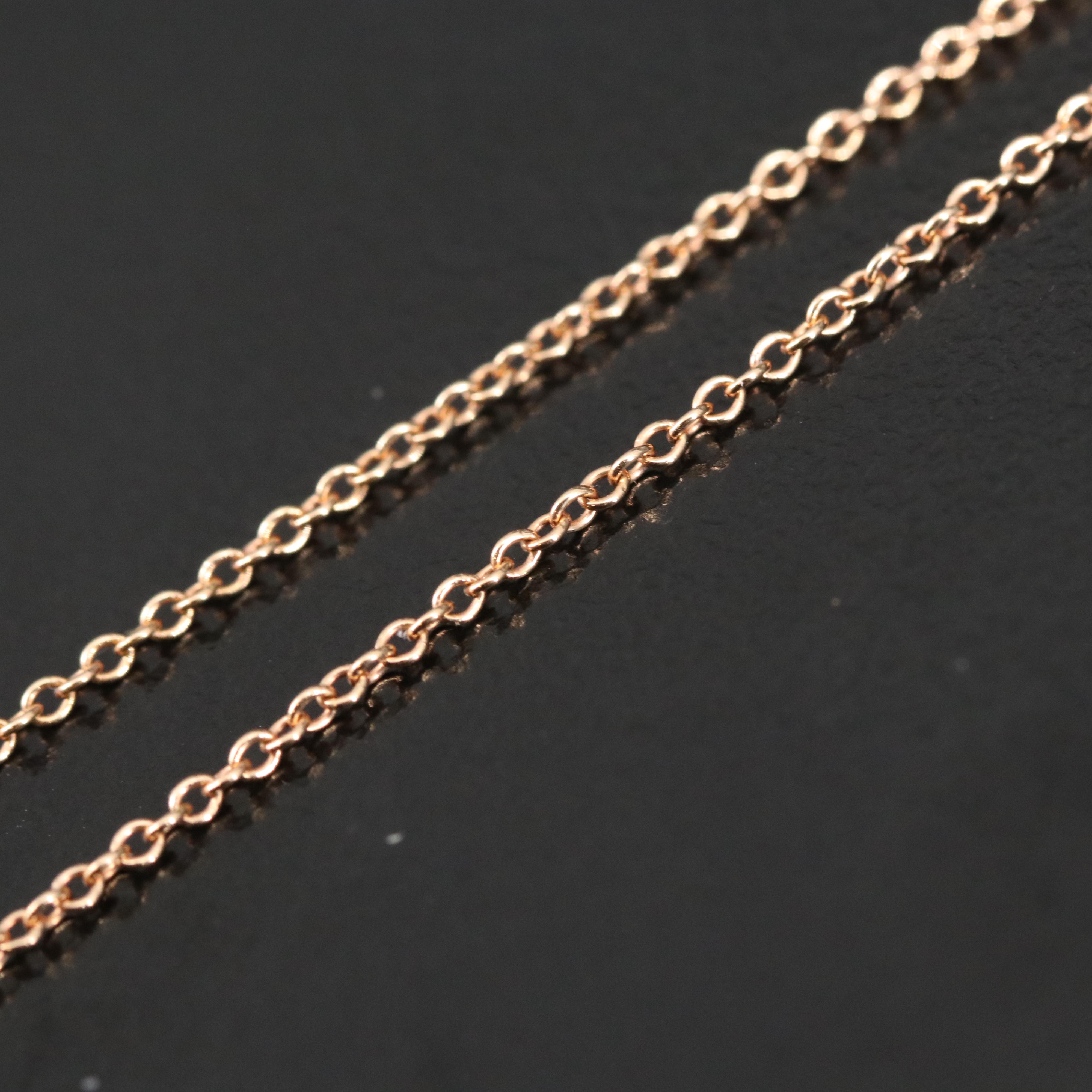 Tiffany & Co. "Soleste" 18K Kunzite and Diamond Pendant Necklace