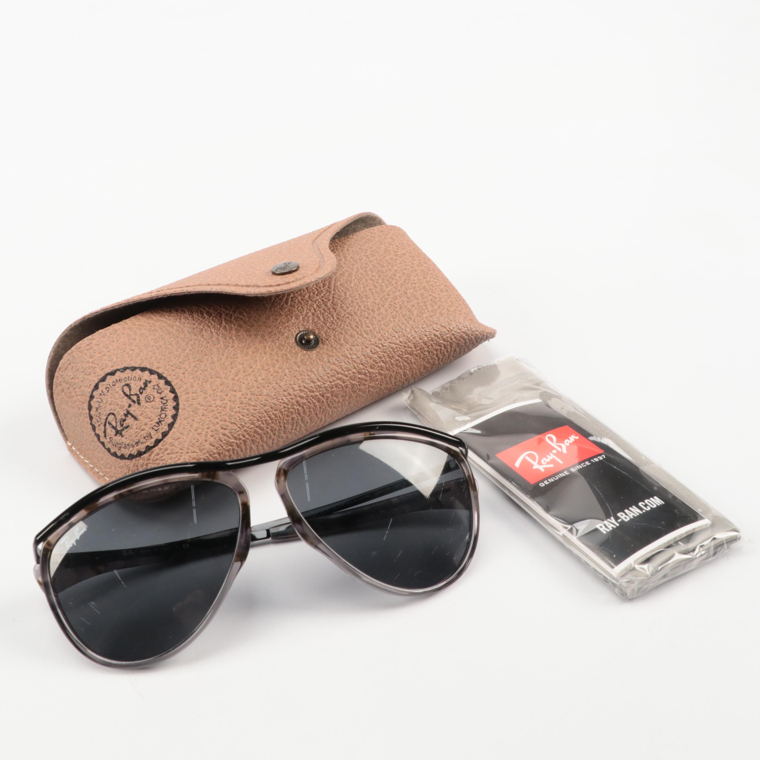 Ray-Ban 0RB2219 Aviator Olympians Sunglasses with Case and Box