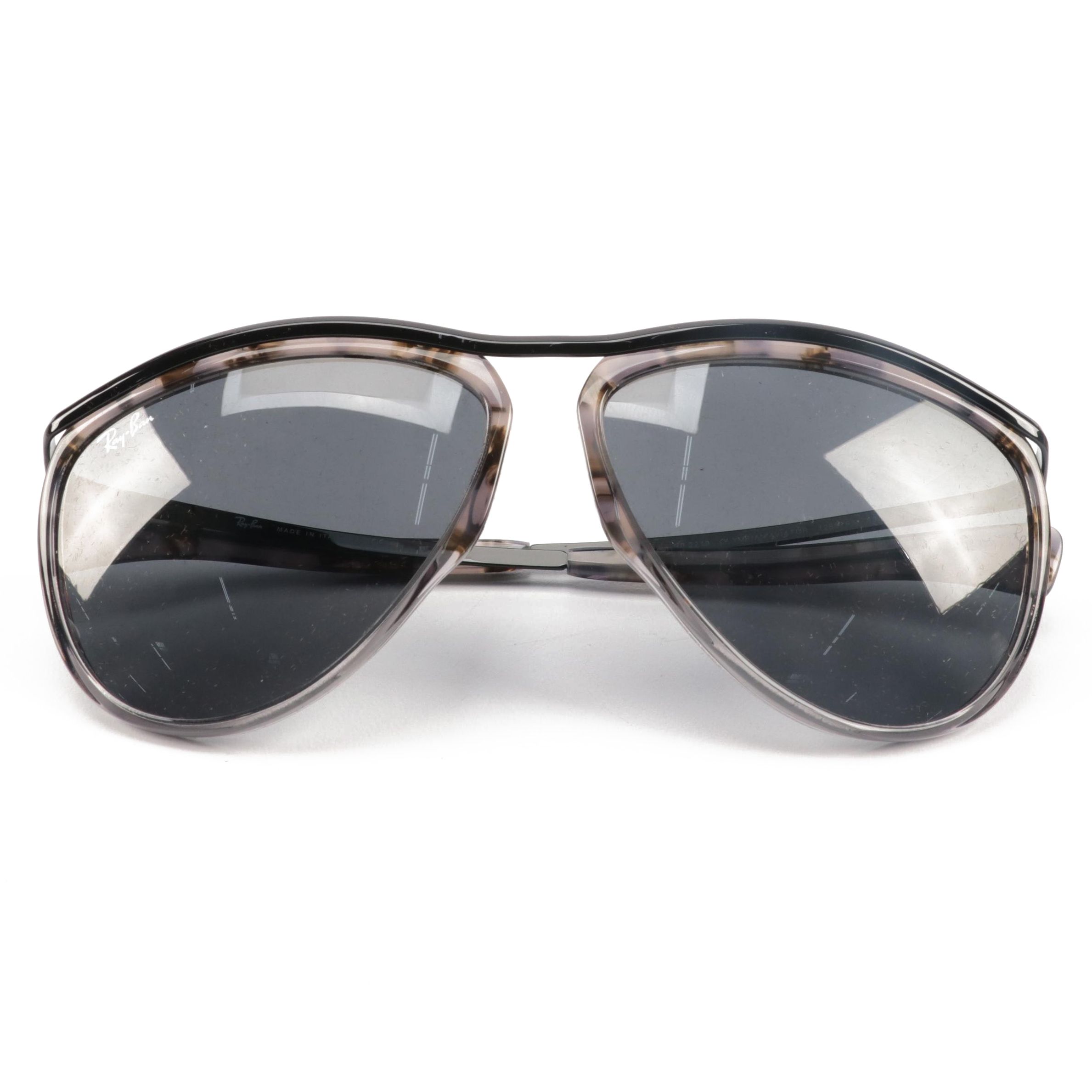 Ray-Ban 0RB2219 Aviator Olympians Sunglasses with Case and Box