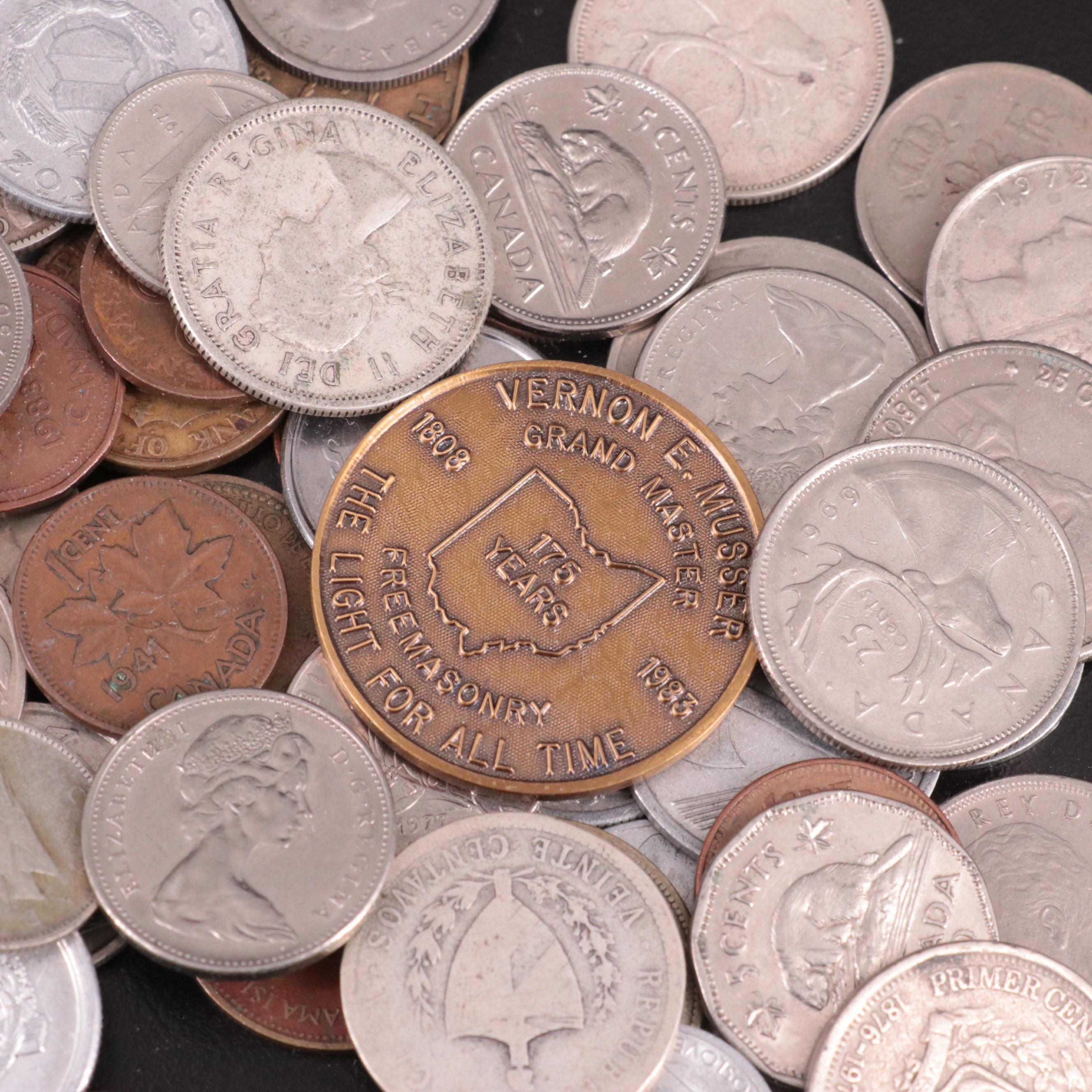 Presidential Medals, Obama Themed Items, and Foreign Coins