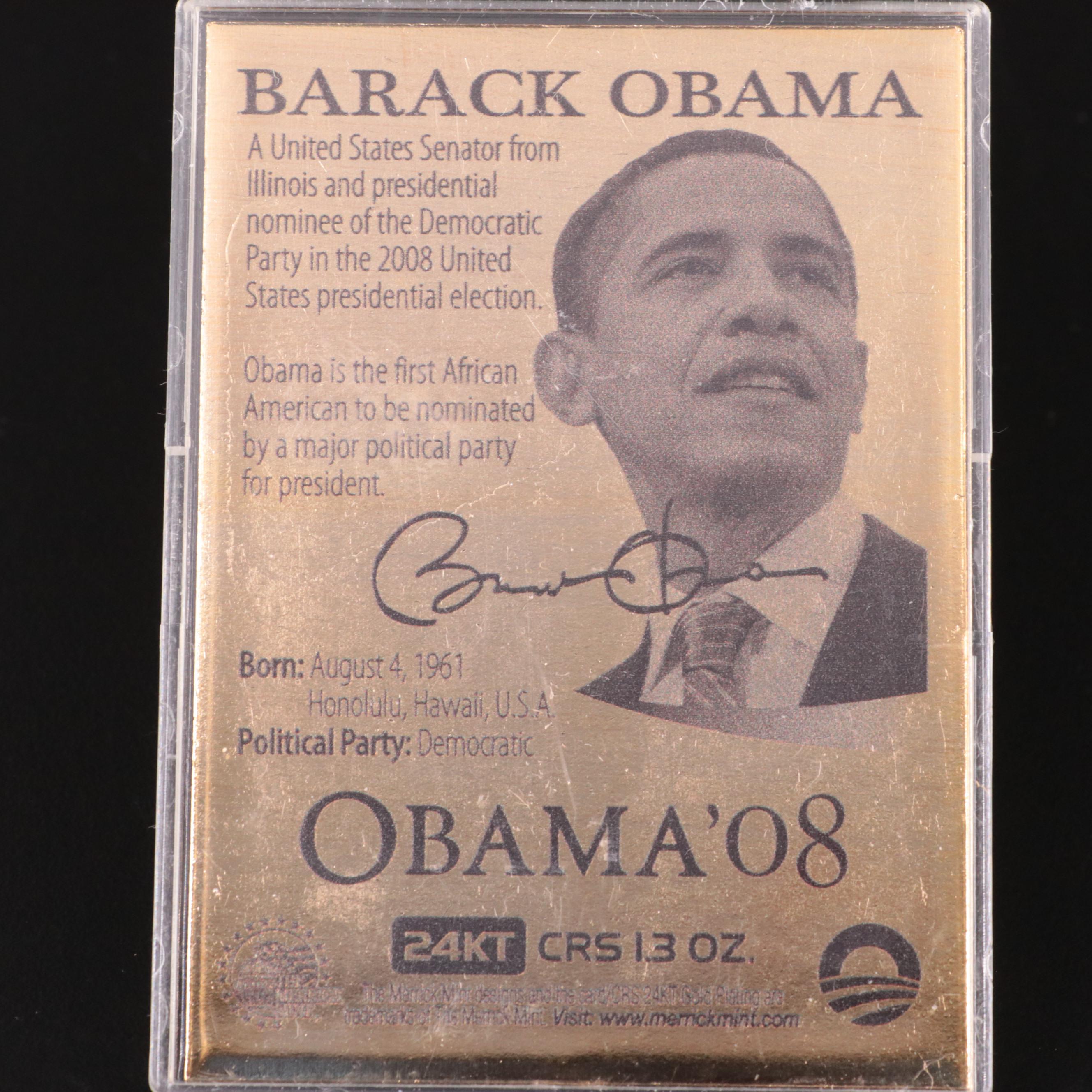 Presidential Medals, Obama Themed Items, and Foreign Coins