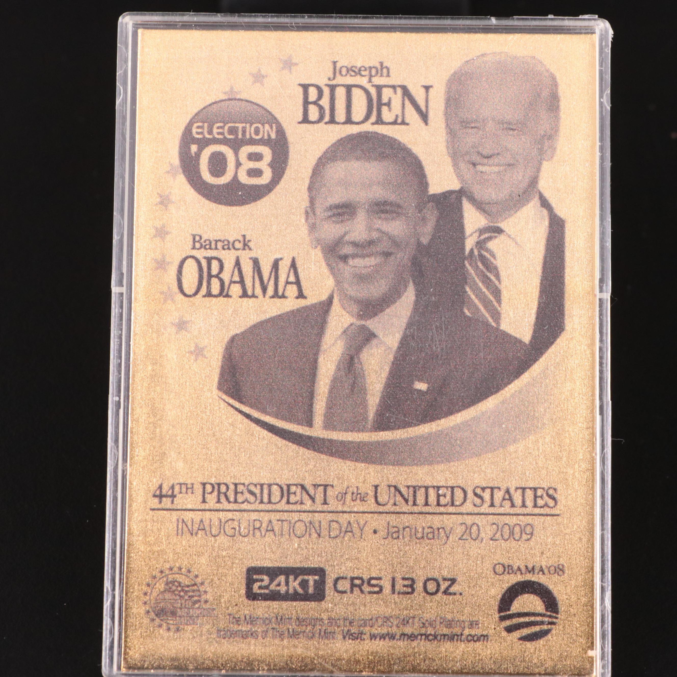 Presidential Medals, Obama Themed Items, and Foreign Coins