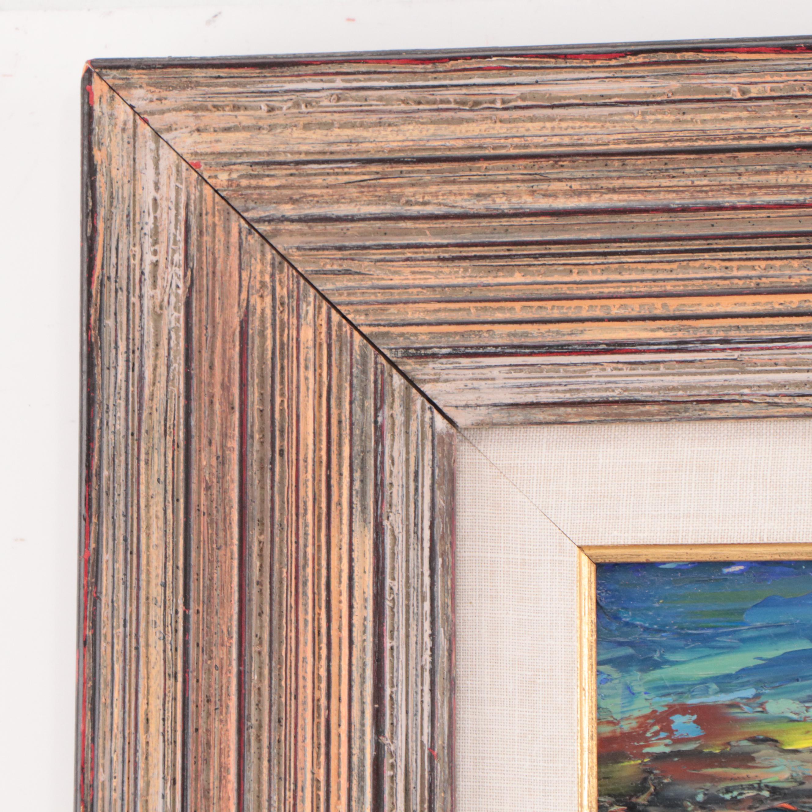 Sunset Landscape Oil Painting