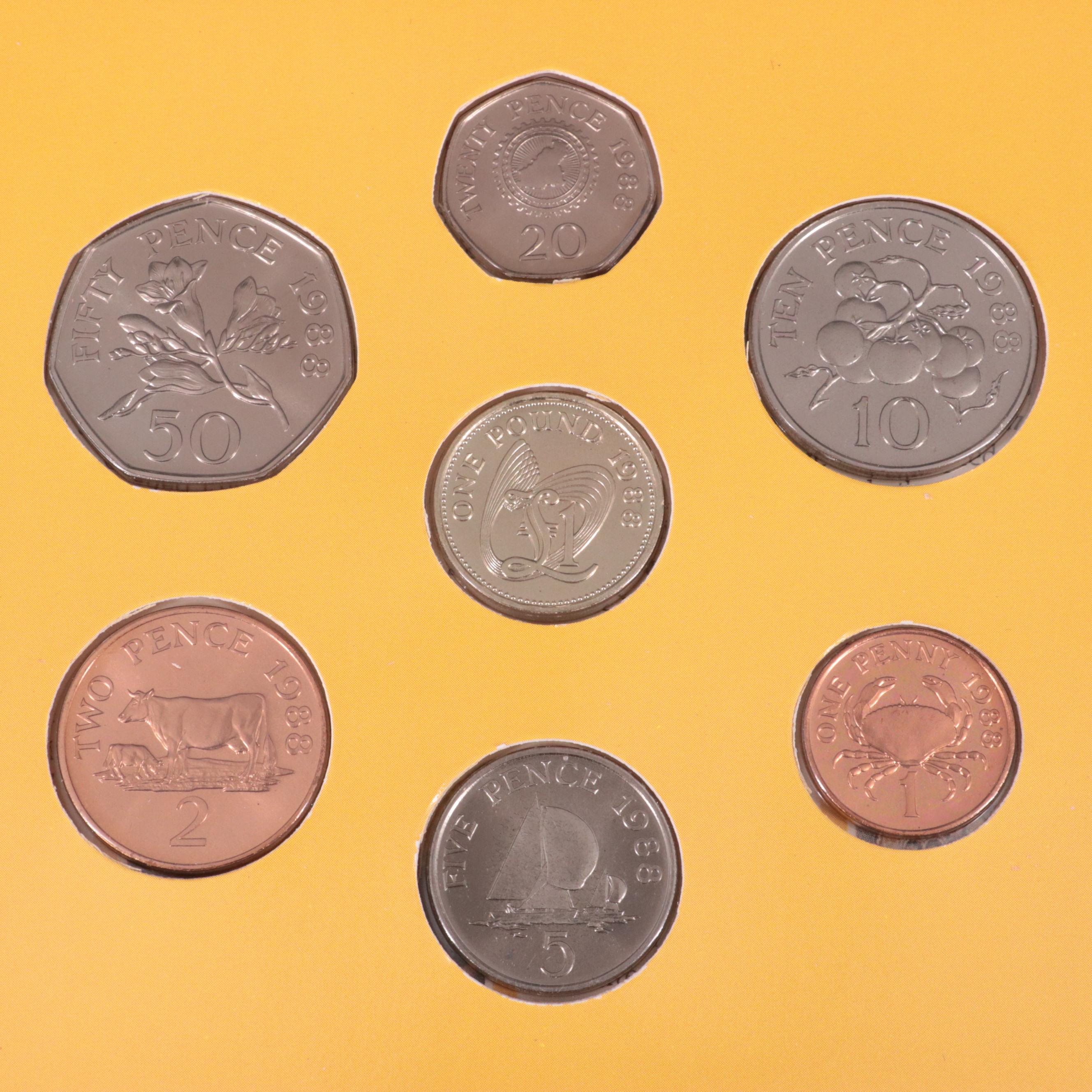 Collection of Five U.S. and World Coin Sets