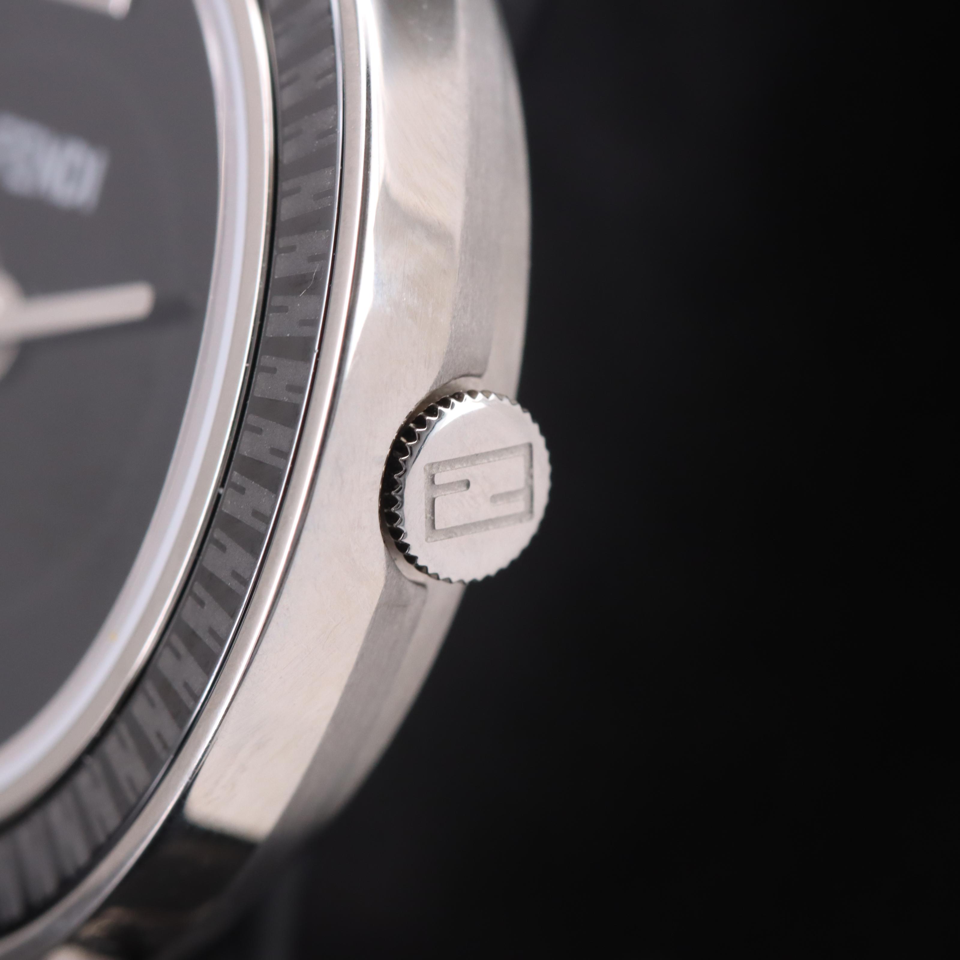 Fendi My Way Stainless Steel Black Ceramic Watch